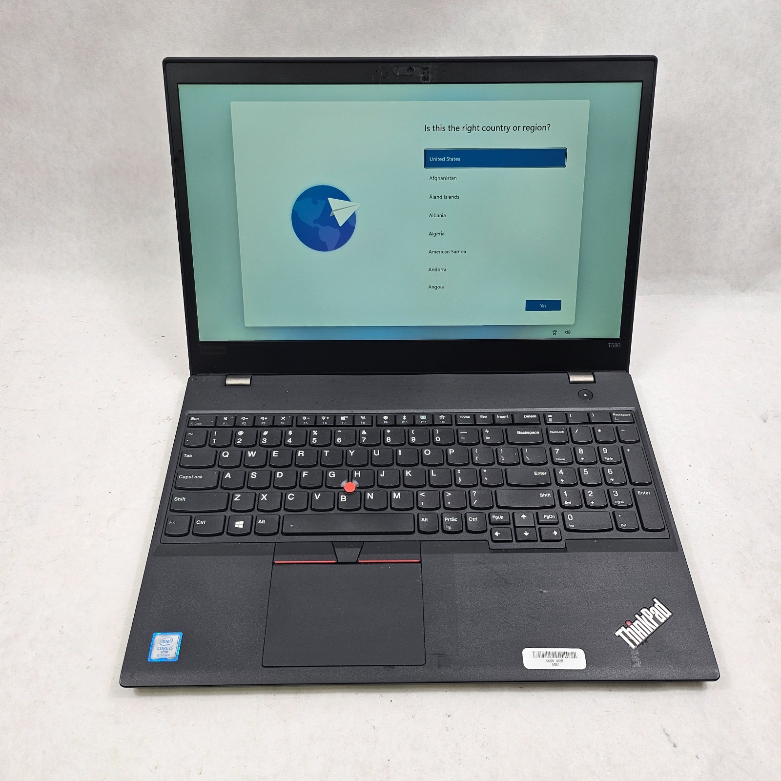 Lenovo ThinkPad T580 15.6 FHD Core i5-8350U 1.60GHz 8GB 128GB SSD – Broken USB