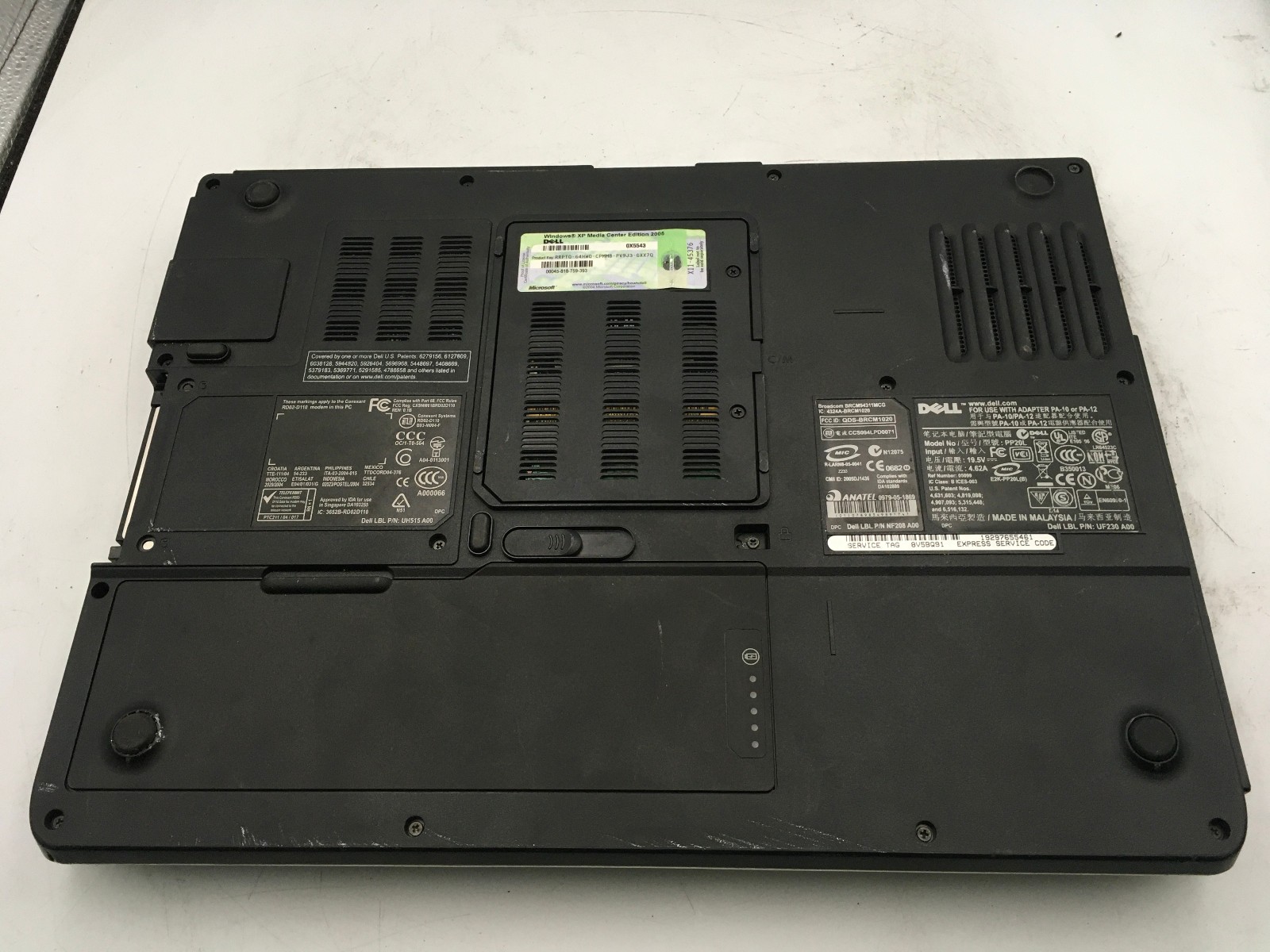 DELL INSPIRON E1505 – BOOTS TO BIOS – INTEL CORE DUO – 512MB RAM – 15″ -READ- BB