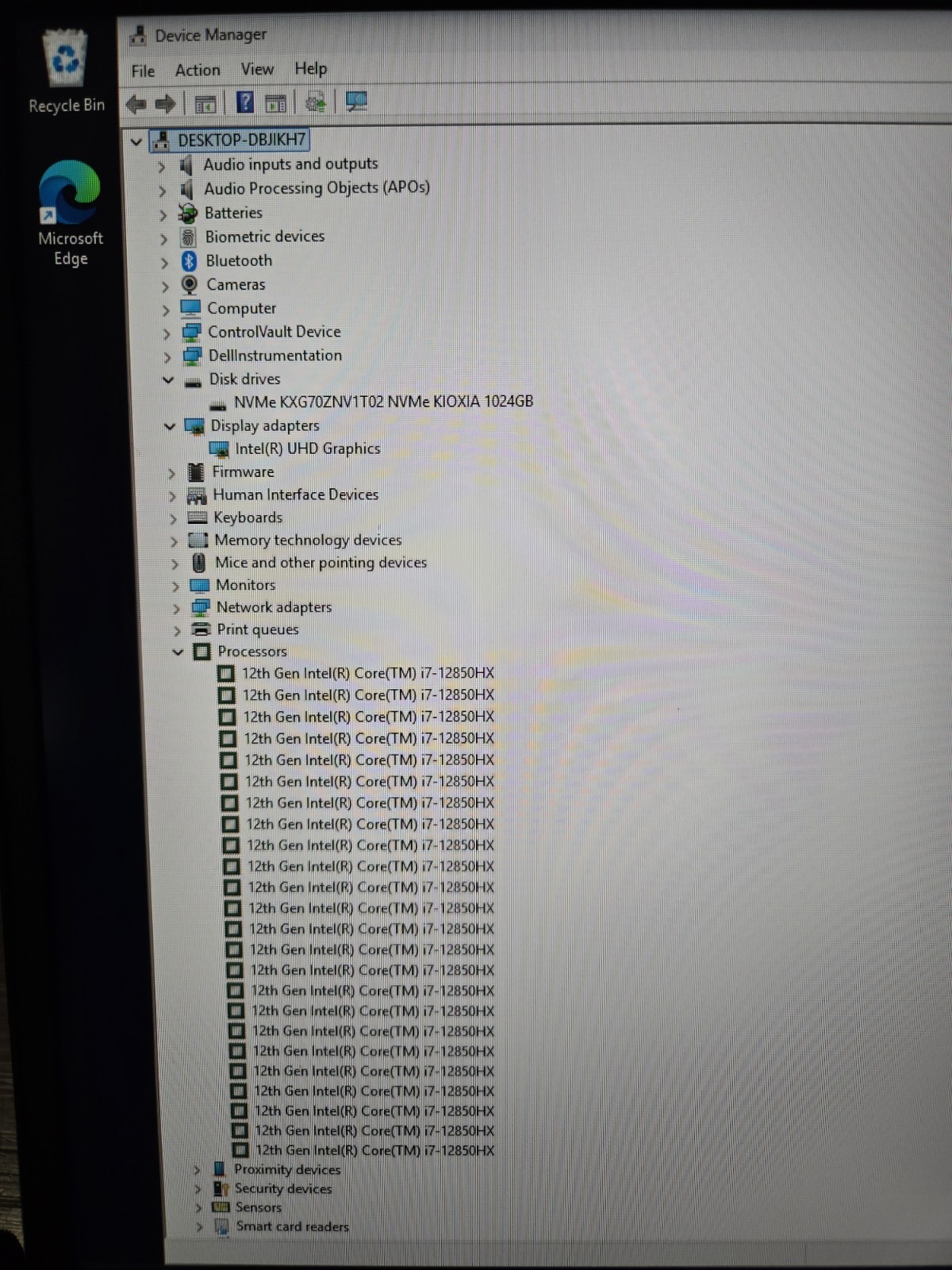 DELL PRECISION 7770 INTEL CORE I7-12850HX 1TB SSD 16GB Win 11 Pro