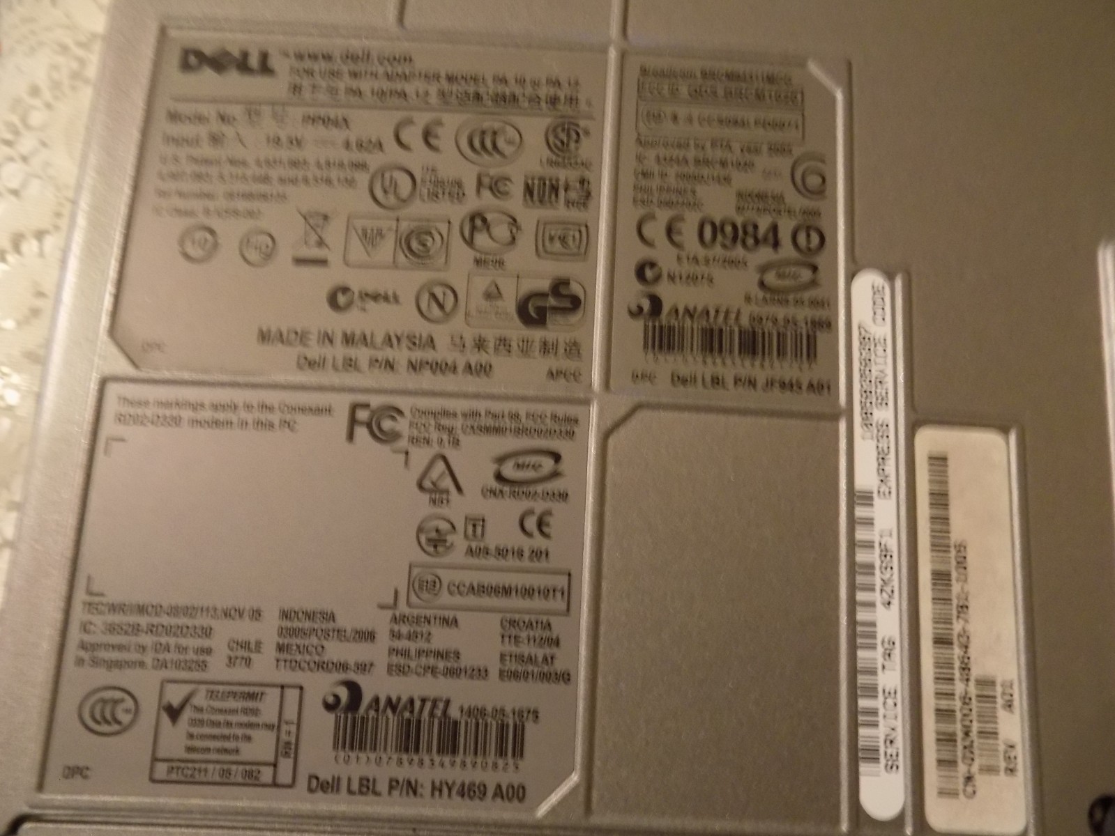 Dell Latitude D531 Laptop 15,4″ AMD Sempron 3600+ 2GHz 120gb HDD 2gb Ram Power