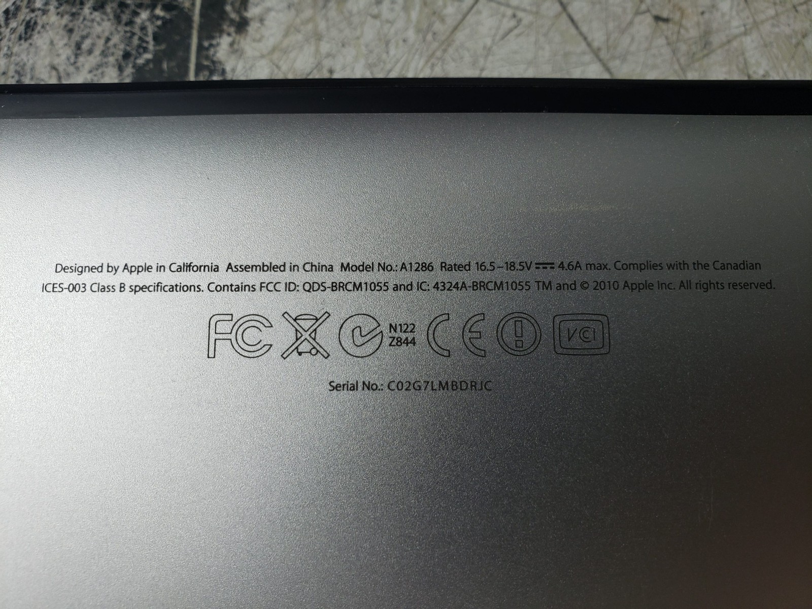 Apple Macbook Pro 15” A1286 – SSD 480gb (doesn’t light up, for parts)