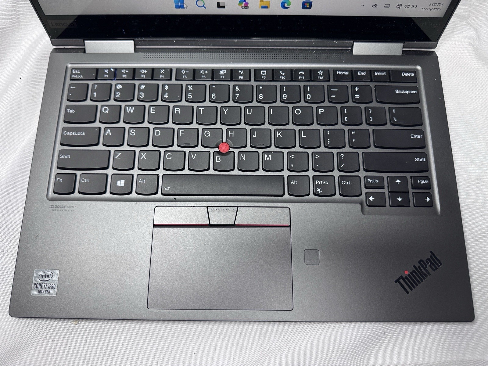 Lenovo ThinkPad X1 Yoga Gen 5, 14″ Touch, i7-10610U 1.8GHz, 16GB RAM, 512GB SSD!