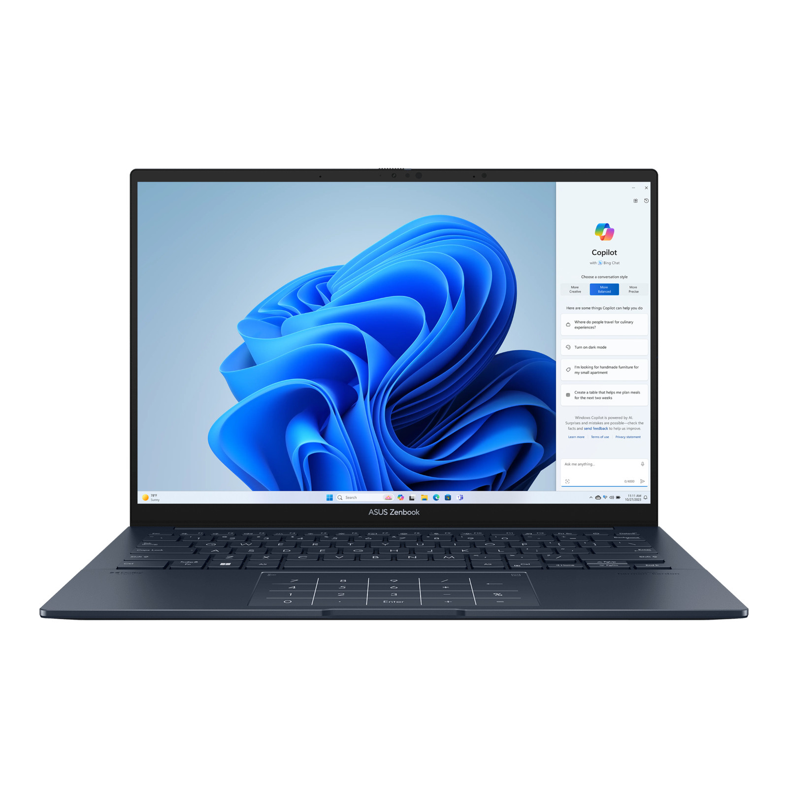 Asus Zenbook 14 Laptop: UX3405 OLED Touchscreen Core Ultra 5 512GB 16GB Warranty