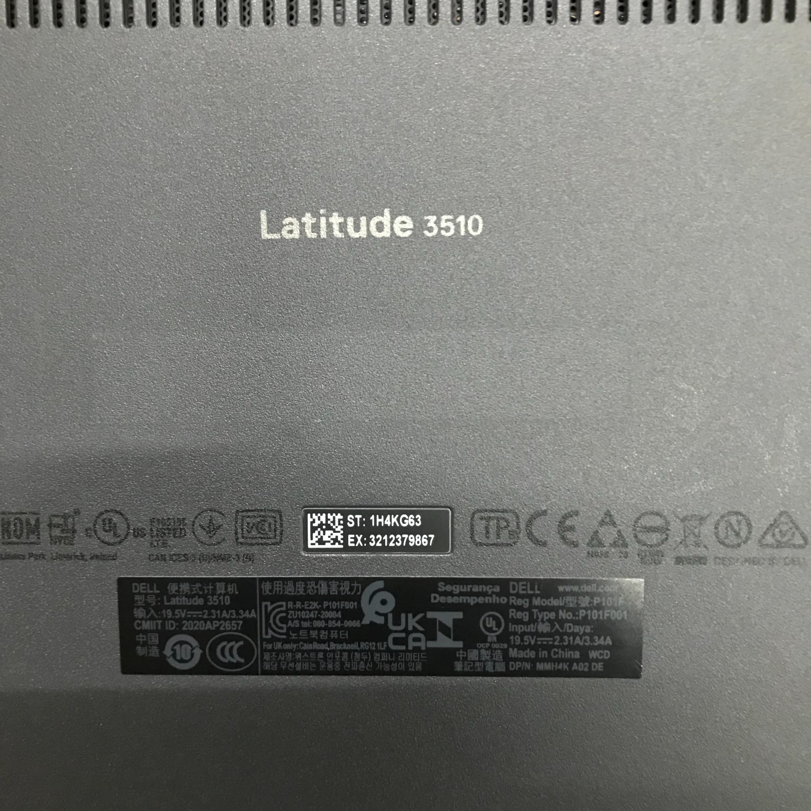 Dell Latitude 3510 Laptop i5-10210U 1.60GHz 16GB RAM 256GB SSD (Windows 11 Pro)