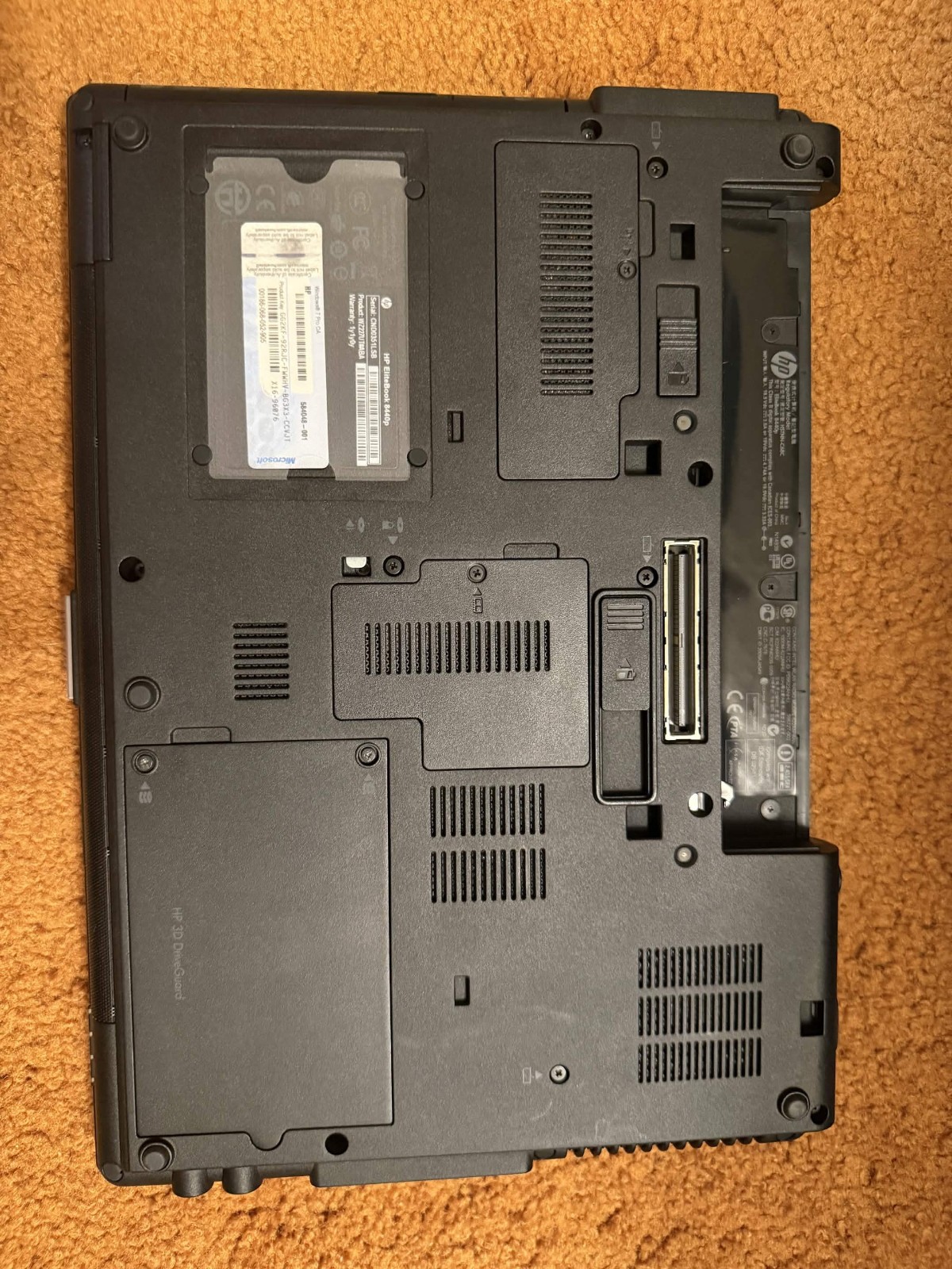 HP EliteBook 8440p i5 M 520 4GB 500GB HDD With Charger
