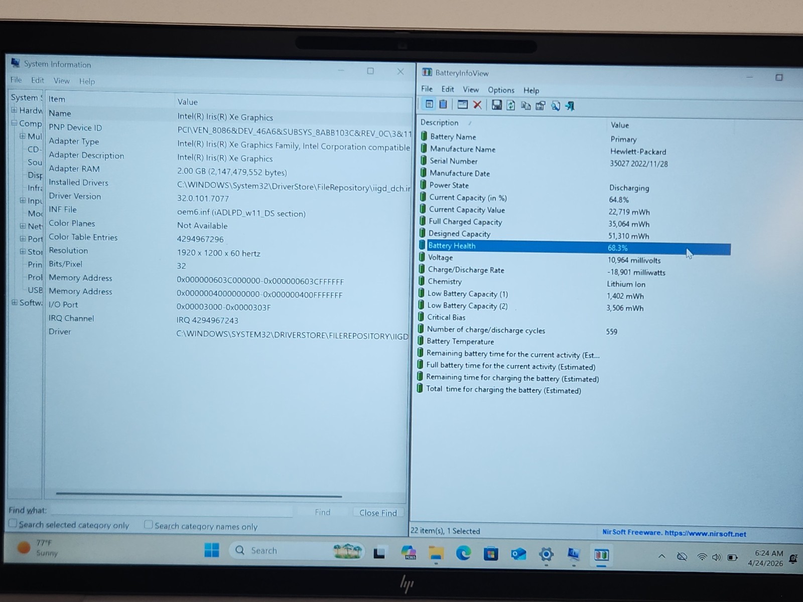 HP ZBook Firefly 14 G9 Mobile Workstation i7-1270P 2.2Ghz 16GB 512GB W11P *READ*