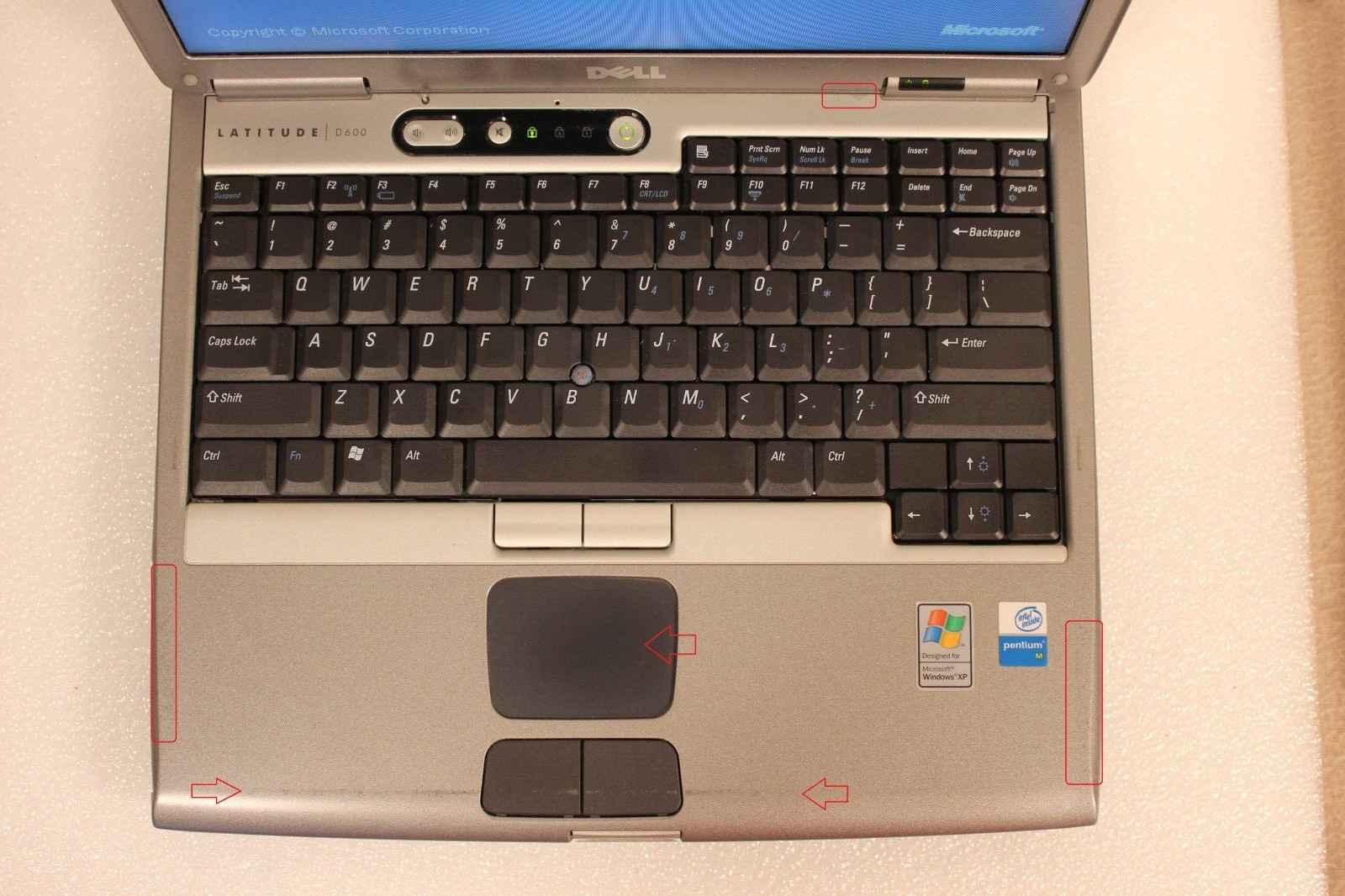 Dell D600 (1.60GHz/2GB/60GB/CDRW-DVD) SXGA+ Win XP PRO- SERIAL & PARALLEL Ports