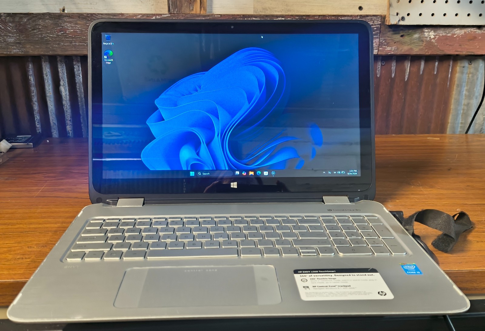HP Envy x360 15-u010dx (Touch / Windows 11 / Core i5-4210U / 8GB / 250GB)