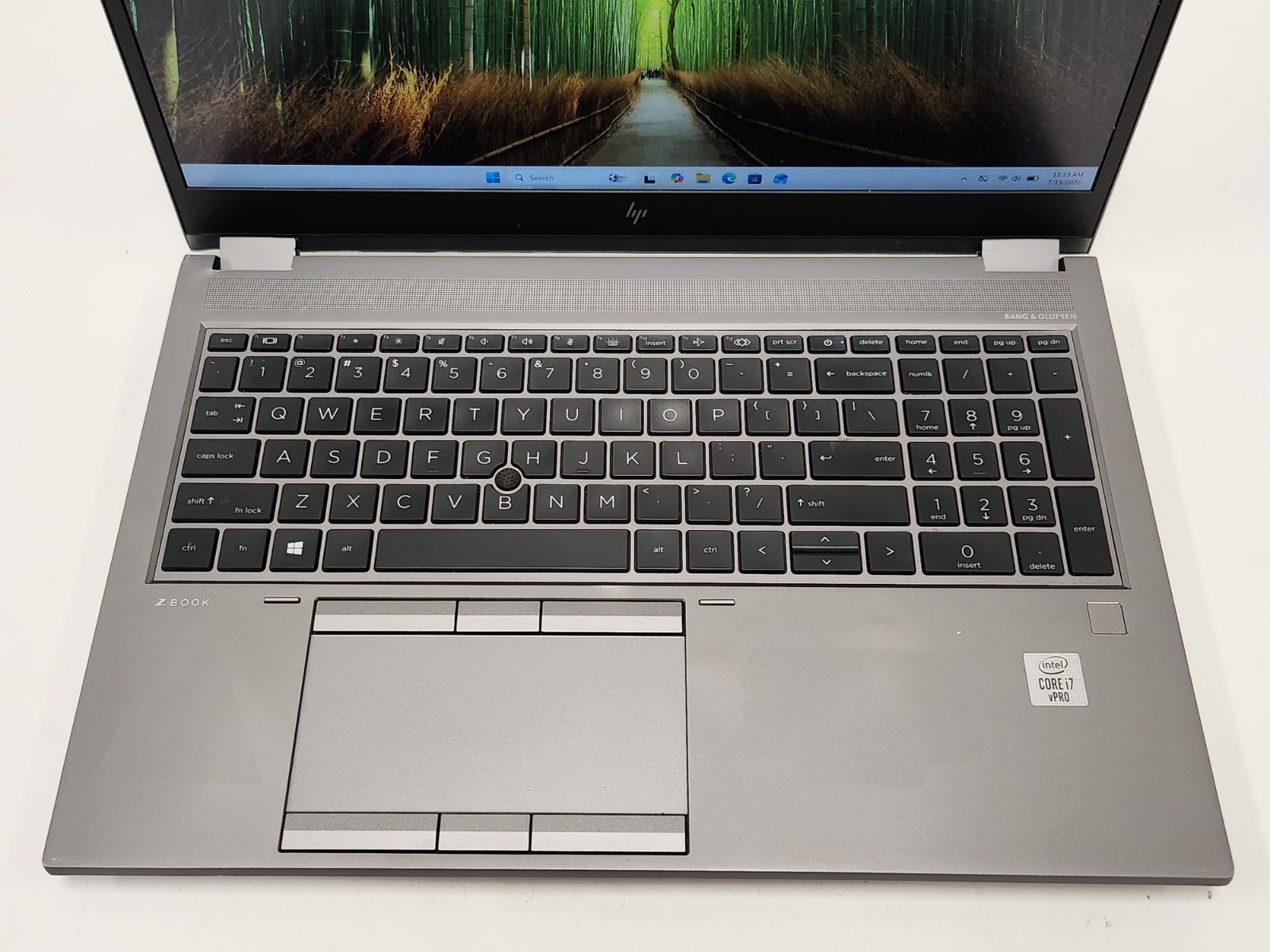 HP ZBook Fury 15 G7 15.6″ i7-10850H 2.7GHz 8GB 512GB W11P Quadro T2000 72% BATT