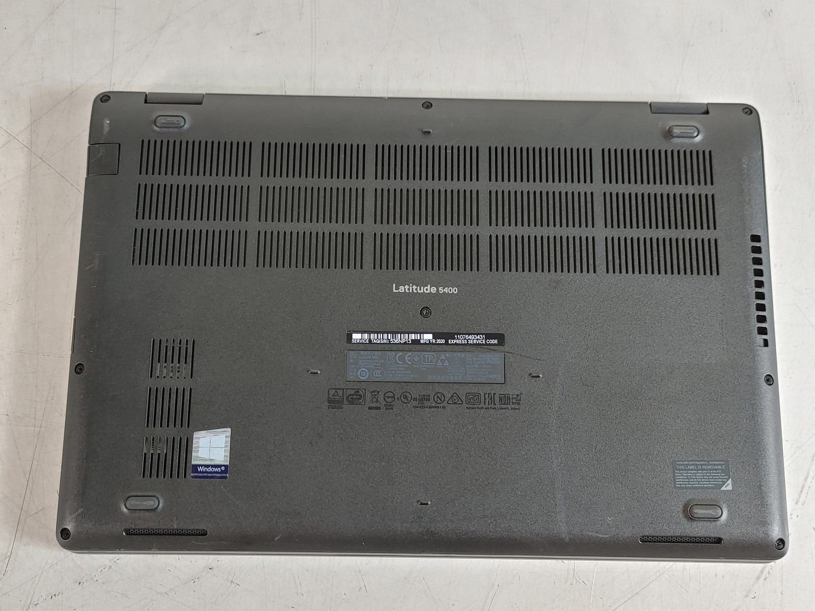 Dell Latitude 5400 Core i5-8350U 1.70 GHz 8 GB DDR4 No HDD