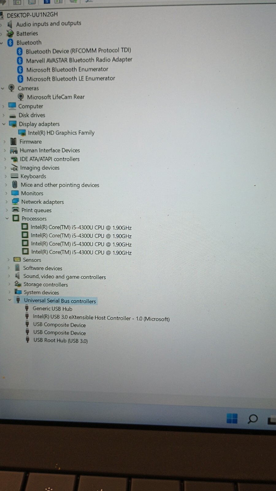 Surface Pro 3 (4301) w/charger.i5-4300U.4GB.128GB SSD.12″2K Touch.W11 Pro.Nice