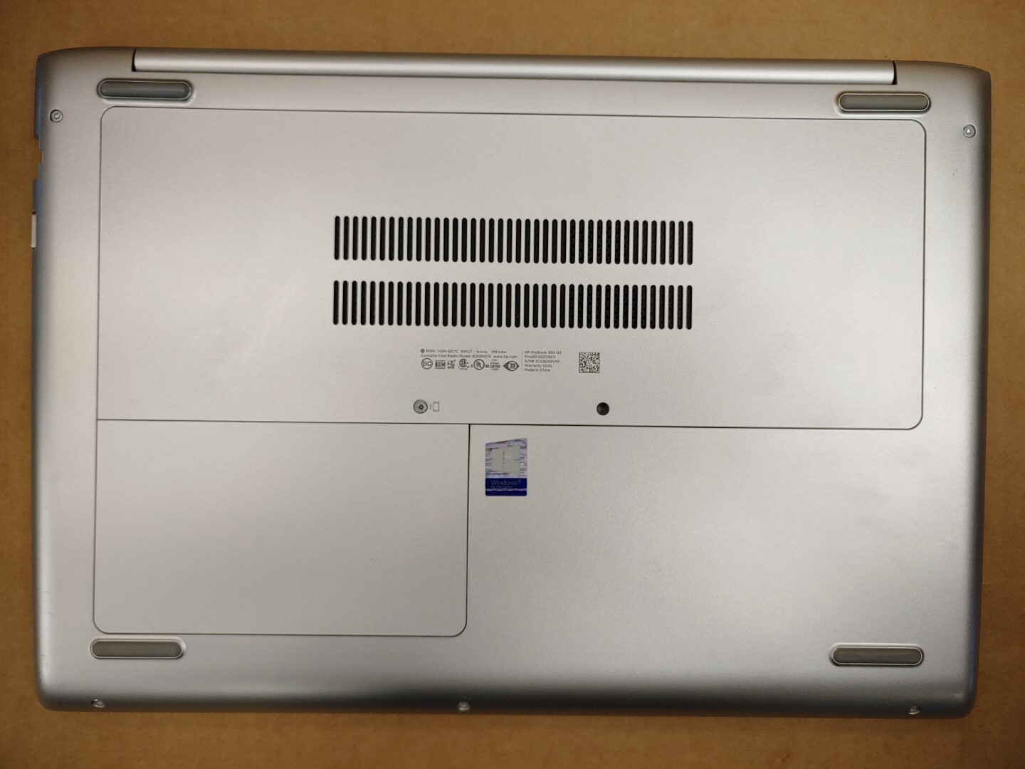 HP ProBook 450 G5 15.6″ Intel i5-7200U✔ **NO RAM/NO HDD/NO AC** *BIOS PASSWORD*