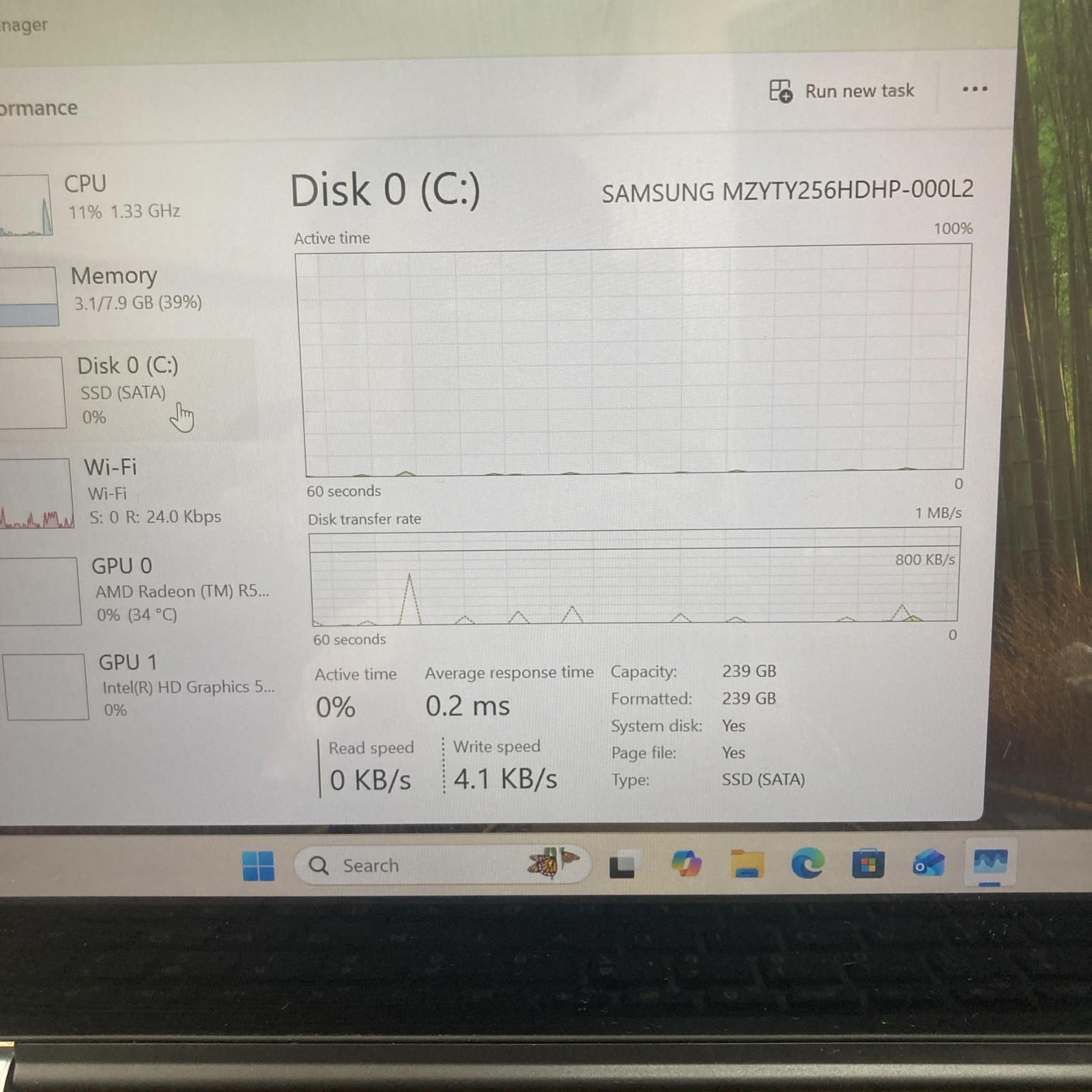 LENOVO Ideapad Flex 4-1470 Laptop 80SA i7-6500U 2.5GHz 8GB 256 SSD Win11