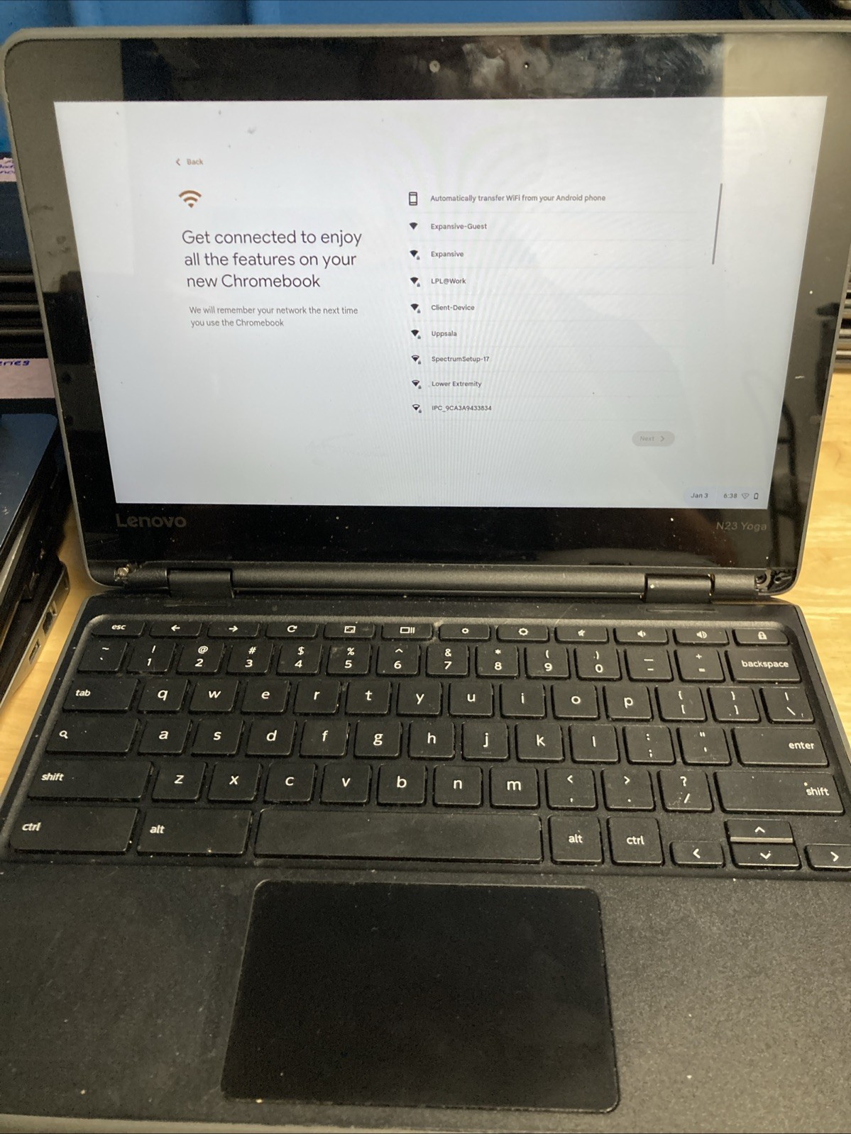 Lenovo 11.6″ 300e Gen 1 Chromebook Touchscreen 2in1 MediaTek 2.1GHz 4GB RAM 32GB