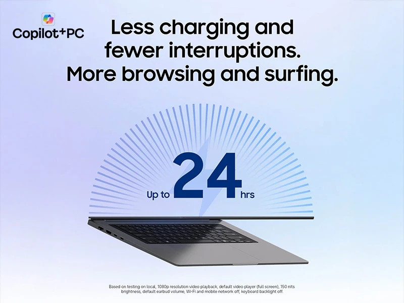 Samsung – Galaxy Book6 – Copilot+ PC – 16″ IPS LED Touch Screen Laptop – Inte…