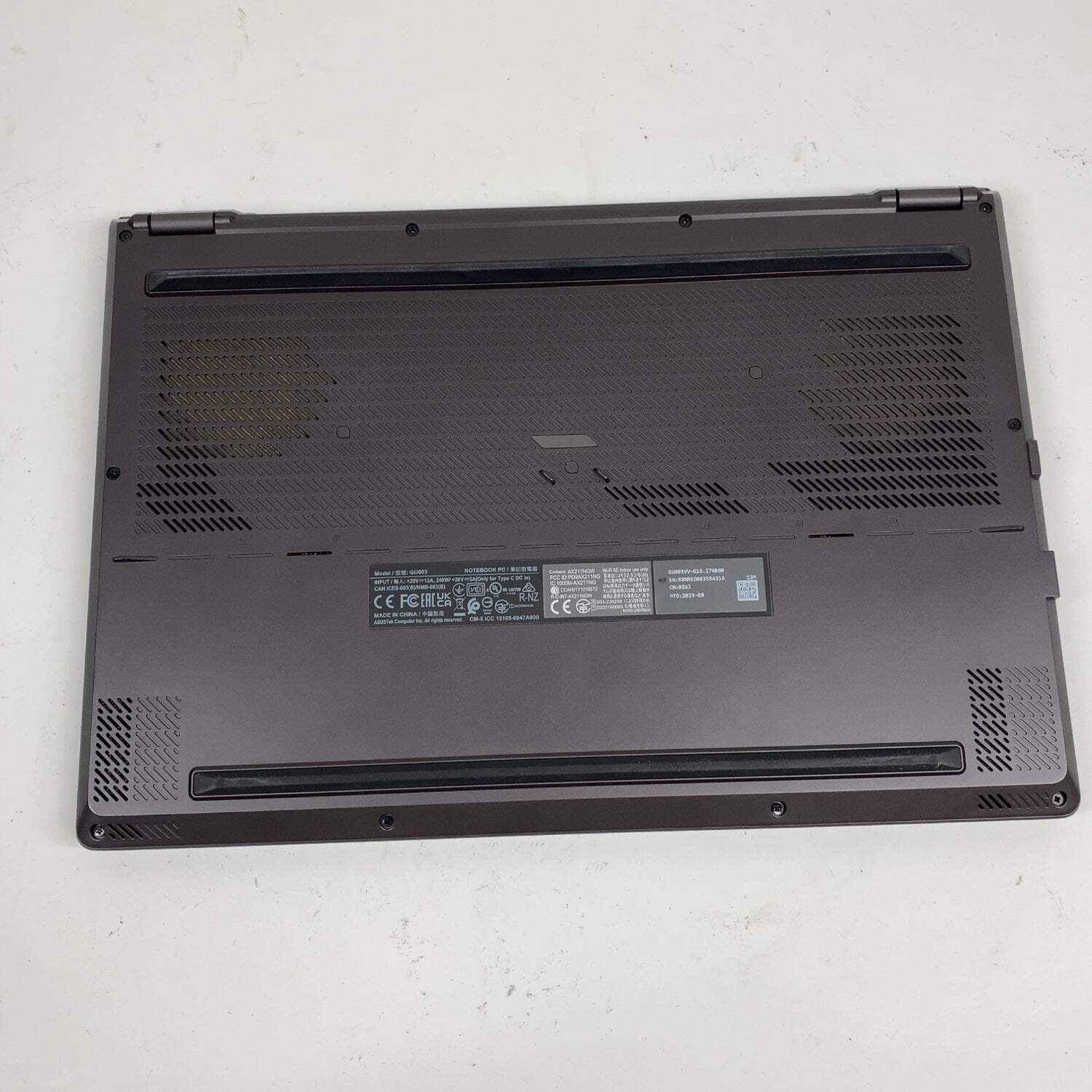 Asus ROG Zephyrus G16 GU603 16″ i7-13620H 2.4GHz 16GB RAM 512GB SSD RTX 4060