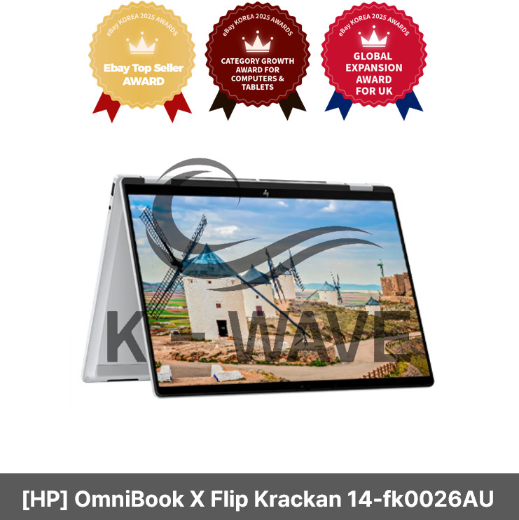 [HP] OmniBook X Flip Krackan 14-fk0026AU Ryzen AI 5 340 (16GB/512GB/Win11H)IPS2K