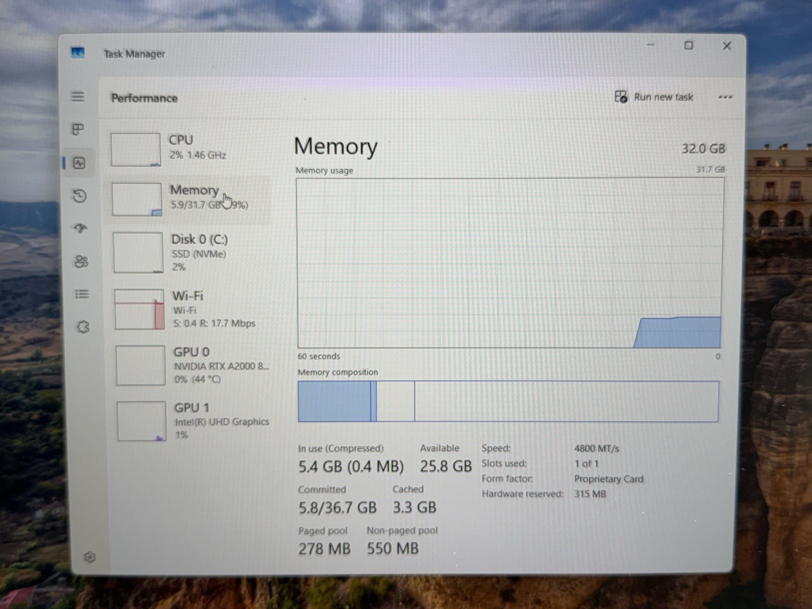 Dell Precision 7670 16″ i7-12850HX 32GB 512GB RTX A2000