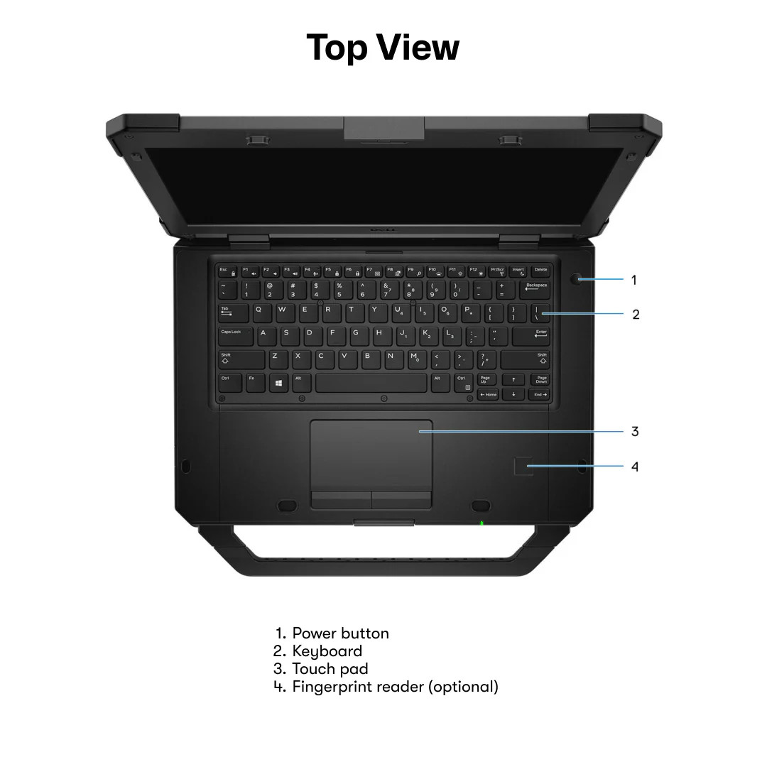 Dell 5420 Rugged 14” FHD, Touch, Sunlight Readable, Core i5-8350U, Wind 11 Pro