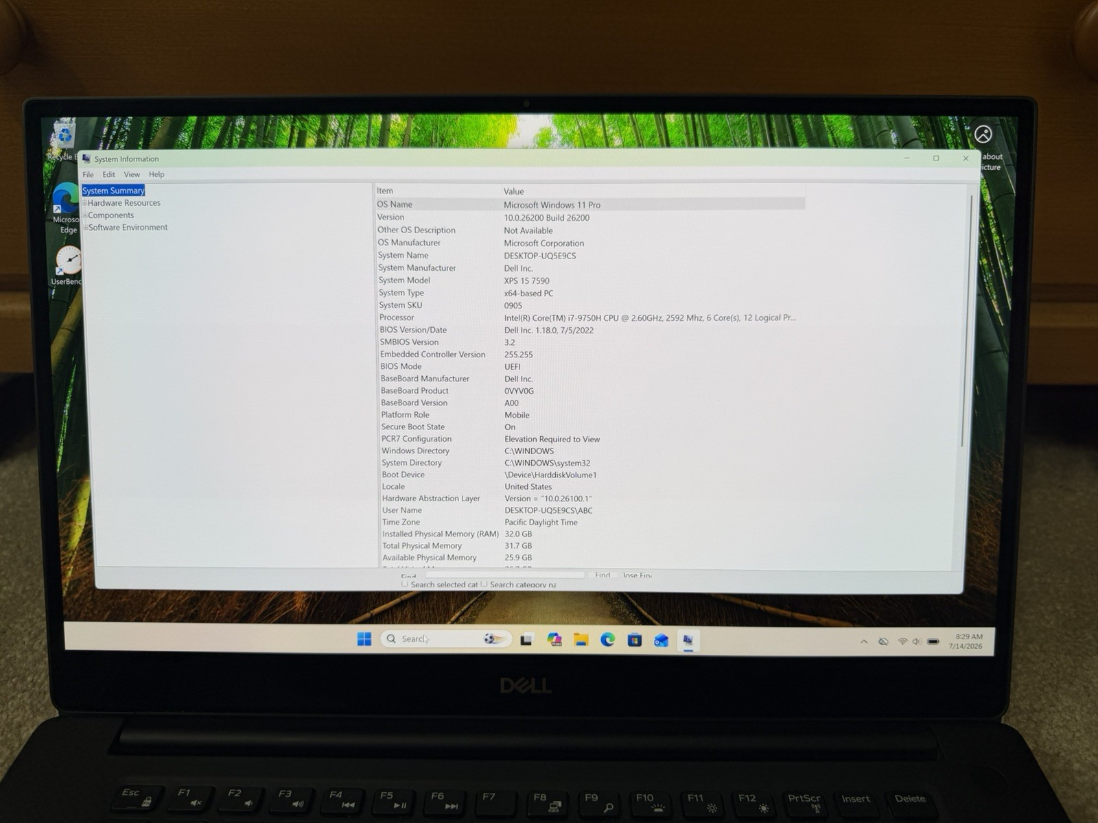 Dell XPS 7590 15.6″ – i7-9750H – 32GB RAM- GTX 1650 – 1TB SSD