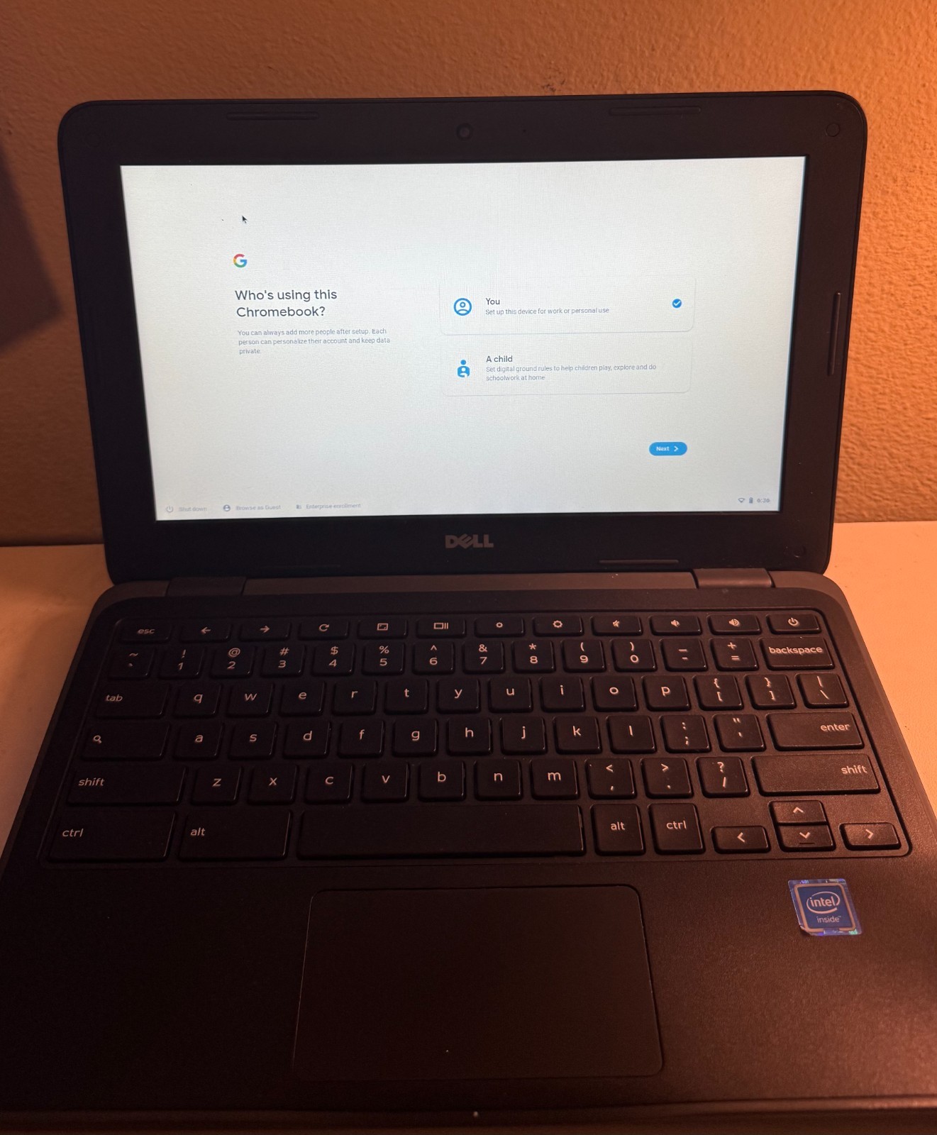 Dell Chromebook 11 3180 11.6″ Intel Celeron 2GB RAM/2GB eMMC ChromeOS w/Charger