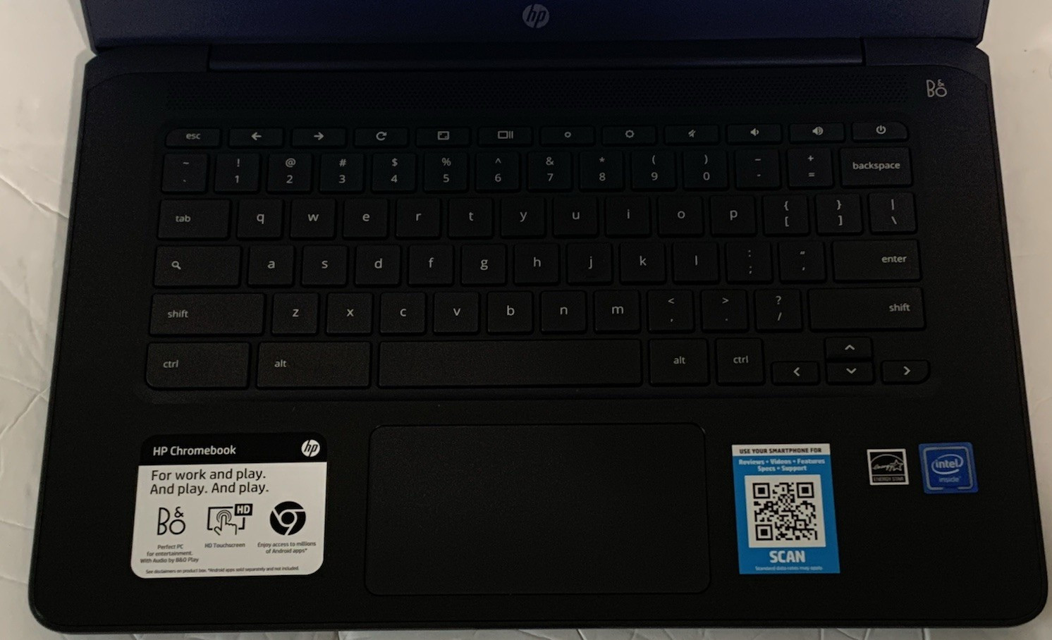 HP Touch Screen Chromebook 14-ca061dx 14″ Intel N3450 1.1GHz 4GB RAM 32GB SSD