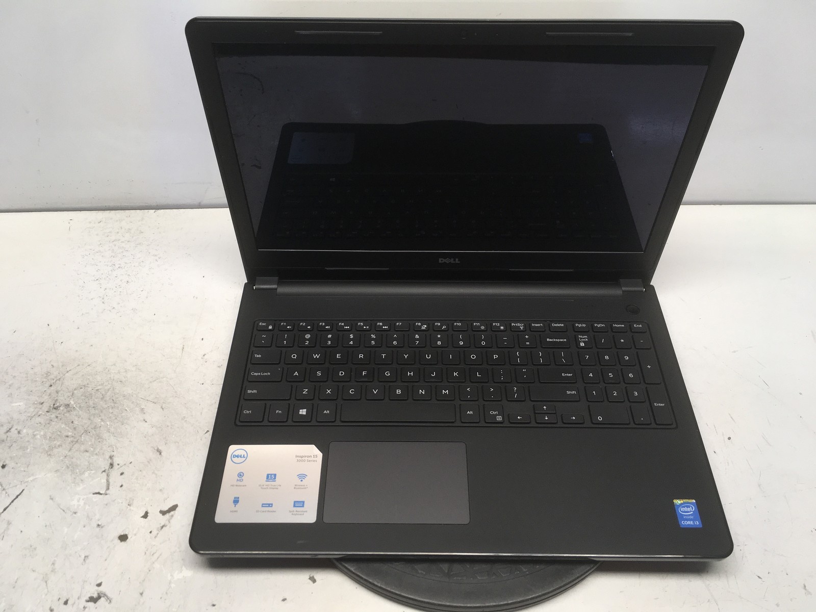 Dell Inspiron 3558 Intel i3-5015U 2.1GHz 4 GB NO HDD No Batt