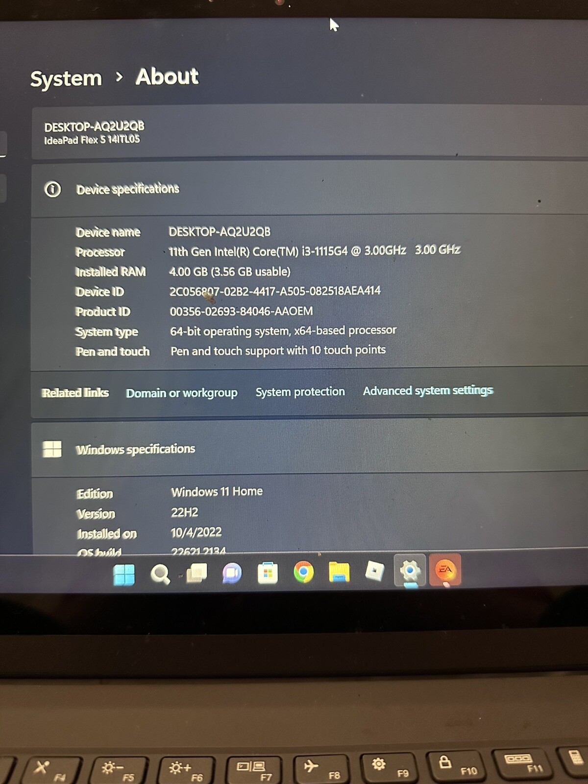 Lenovo IdeaPad Flex 5 14IAU7 14″ (256GB SSD, Intel Core i3-1215U, 1.20GHz,…