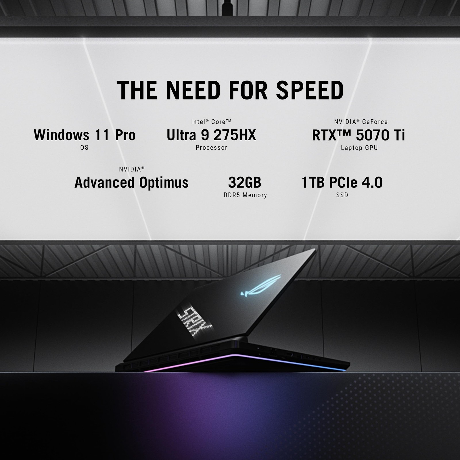 ASUS ROG Strix Scar 18 (2025) Gaming Laptop, 18” Nebula HDR 16:10 Black
