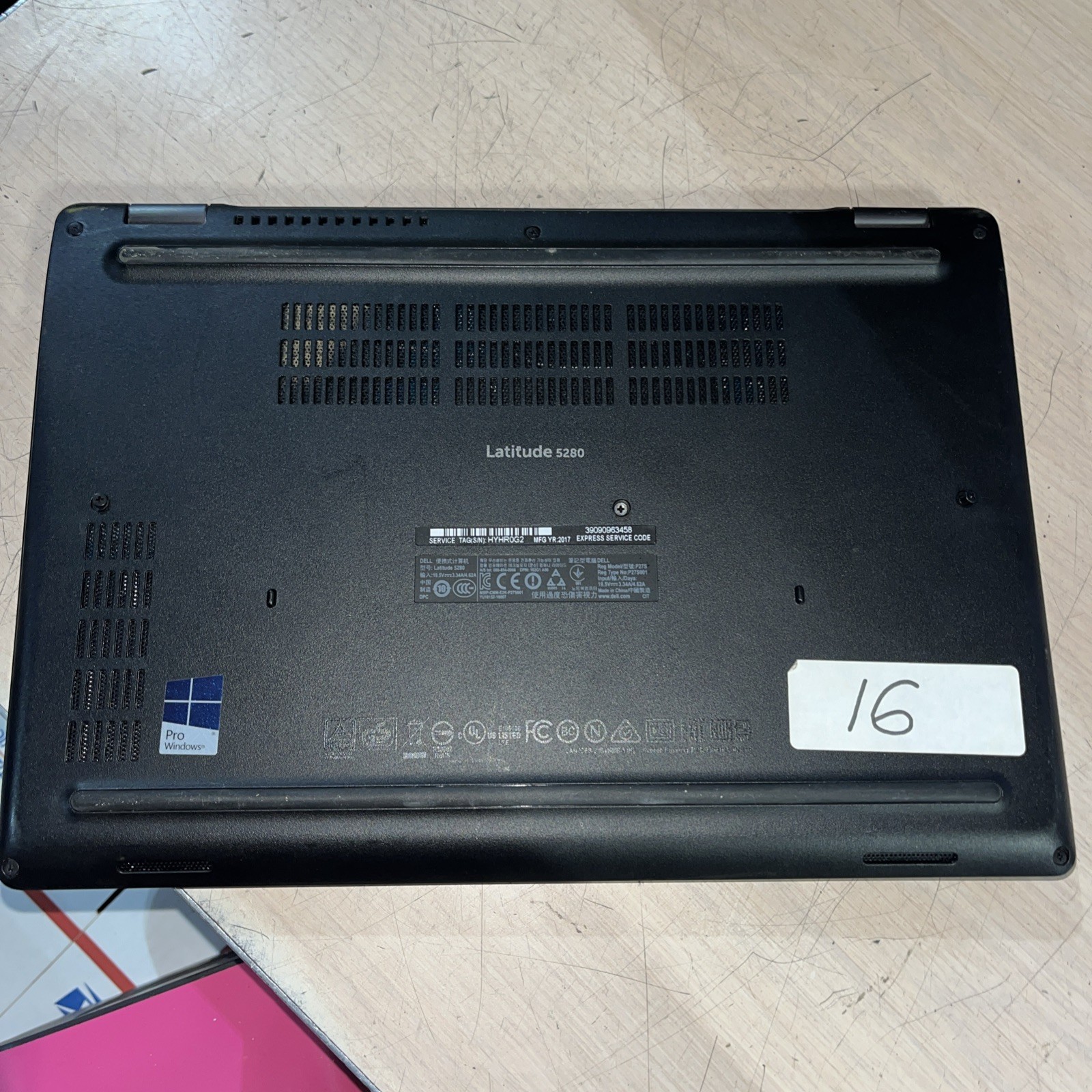 DELL LATITUDE 5280 INTEL CORE I3-7100U 2.40GHZ 8GB RAM NO HD /