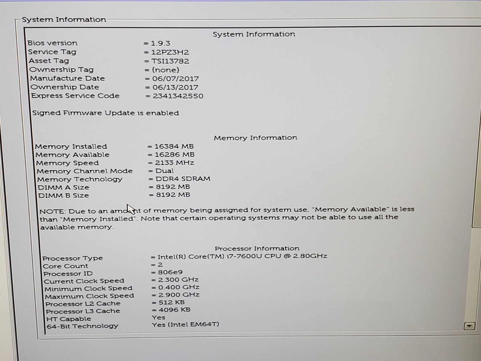 Dell Latitude 7480 i7 7600U 2.80GHz/ 16GB/ NO SSD 2560×1440 Touch #2806
