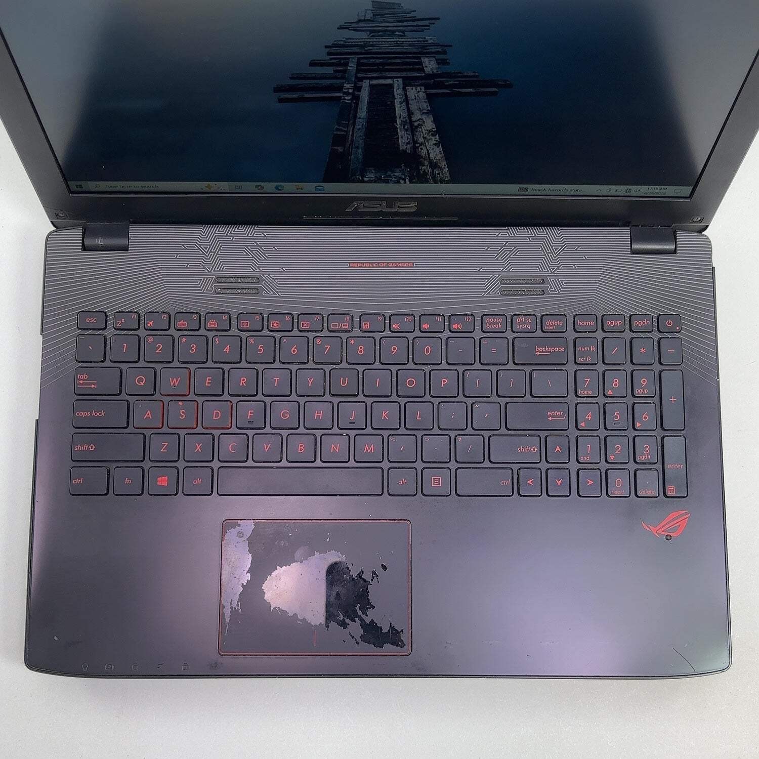 Broken Asus ROG GL552V i7-6700HQ 2.6GHz 16GB RAM 500GB SSD GeForce GTX 960M READ