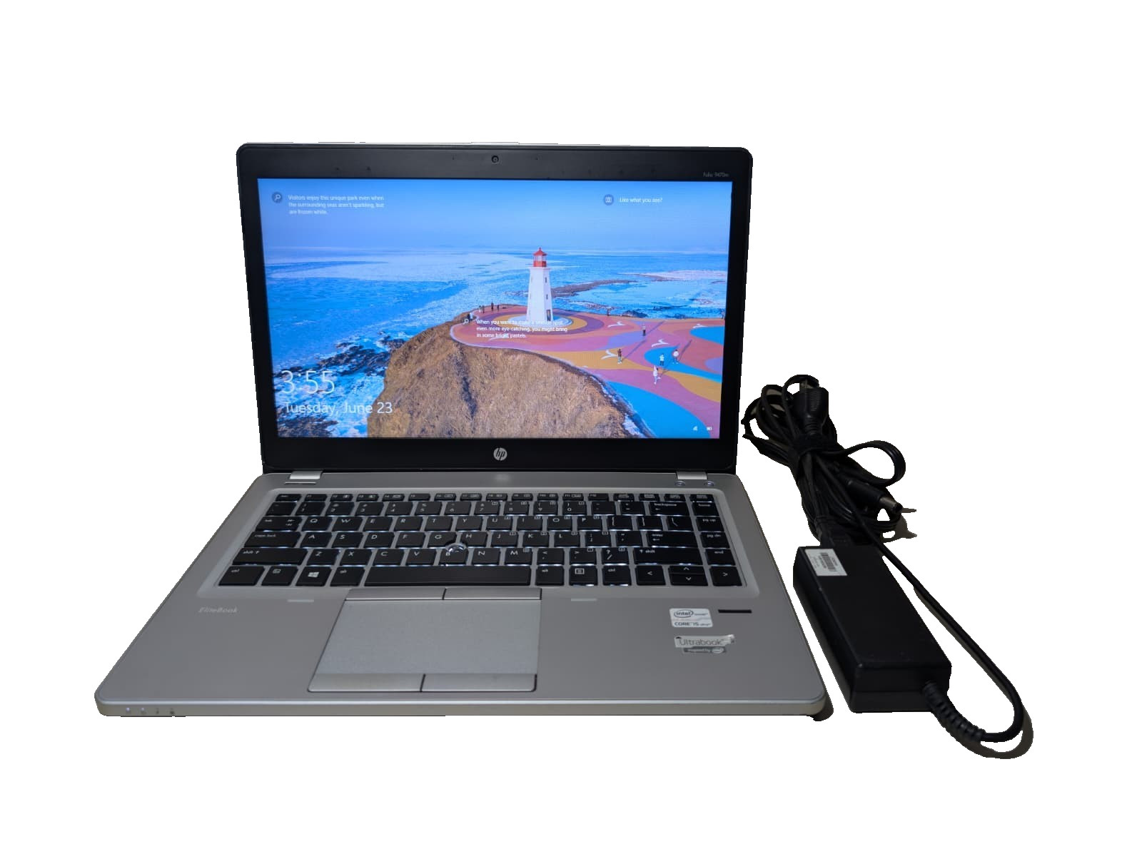 HP EliteBook Folio 9470M | i5 3rd 8GB RAM 128GB SSD | Backlit Win 10 New Battery