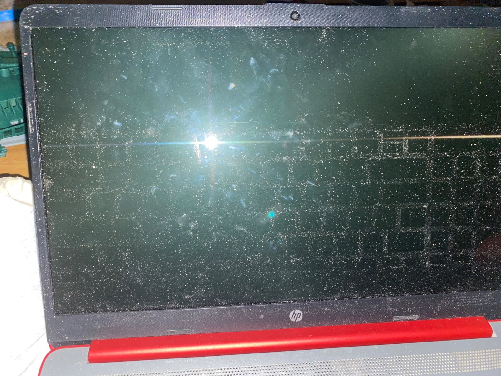 2 Red HP Laptops (Selling For Parts)