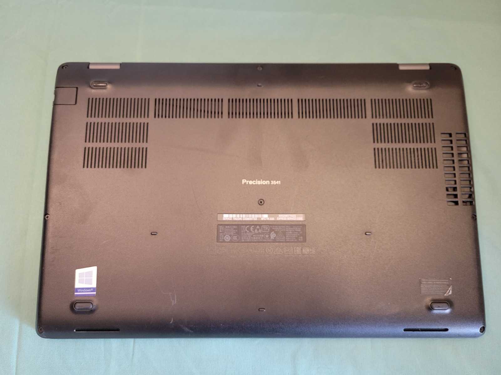 Dell Precision 3541 15.6″ Intel i7-9850H 16GB RAM NO SSD/OS **BIOS LOCKED**