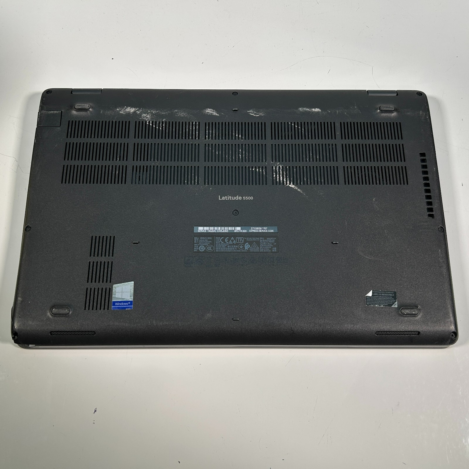 Dell Latitude 5500 Intel Core i5-8365U 1.60GHz 16GB RAM 512GB NVMe No OS READ