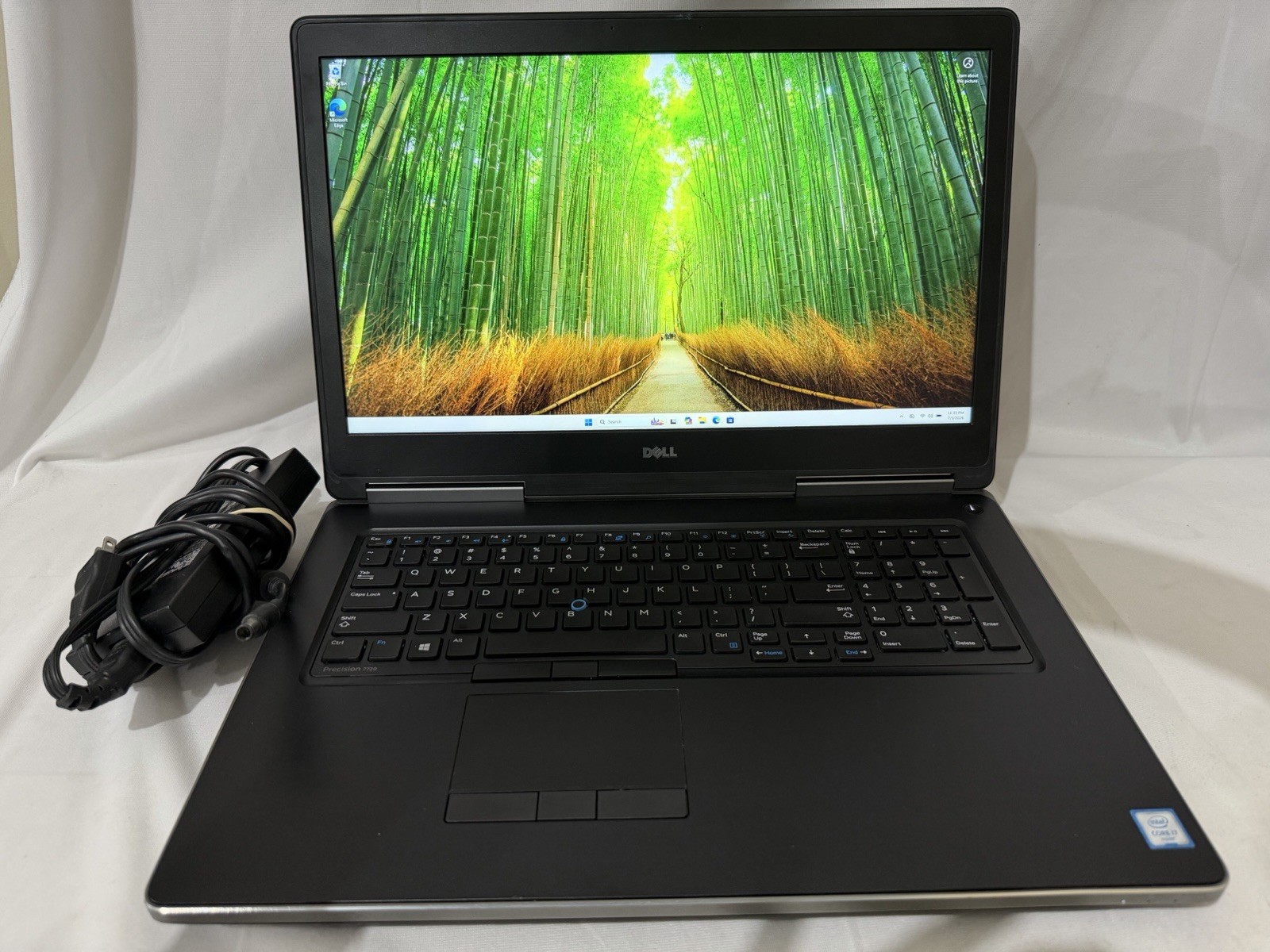 Dell Precision 7720 17” i7-6920HQ 16GB RAM 256GB NVMe SSD Radeon M5100 Win11Pro
