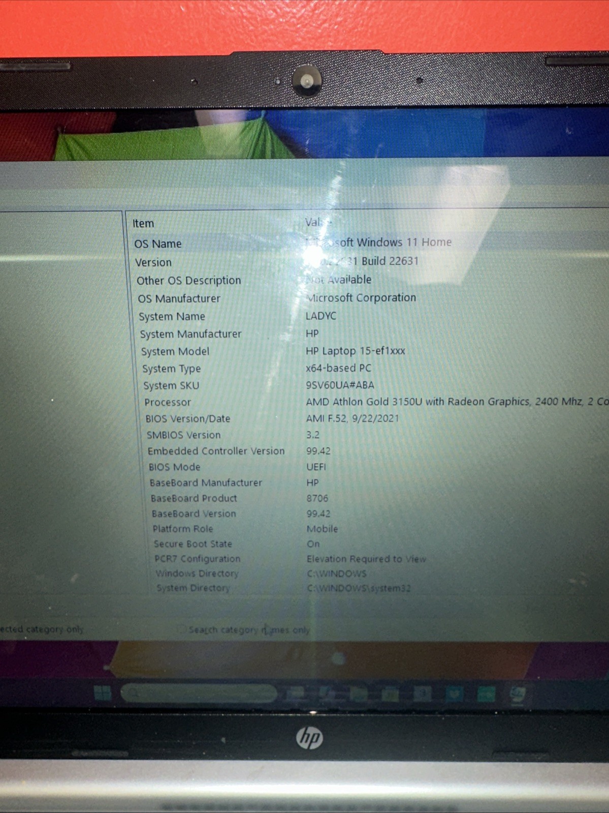 HP 15-ef1001ds 15.6″ Laptop AMD Athlon Gold 3150U (2.40 GHz) 8 GB Memory!