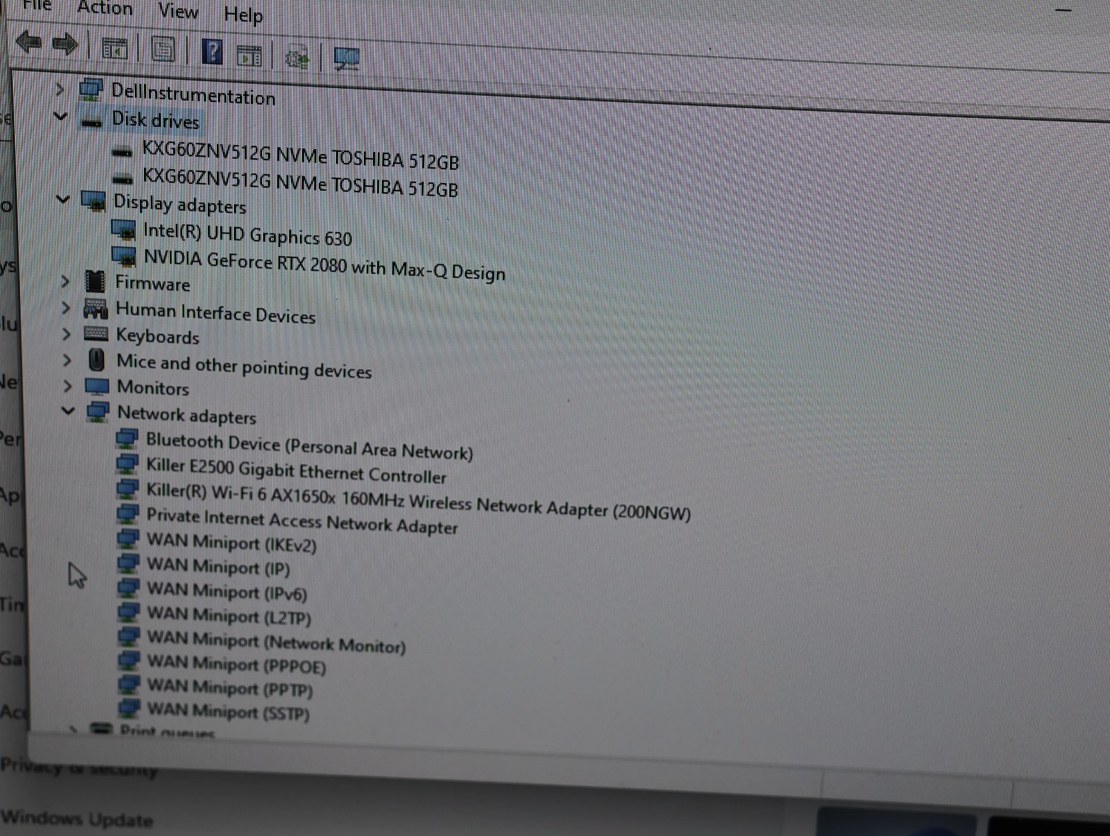Alienware M15 rtx 2080 Max-Q i7-8750H 16G ram 240hz monitor 2x512GB Toshiba M.2