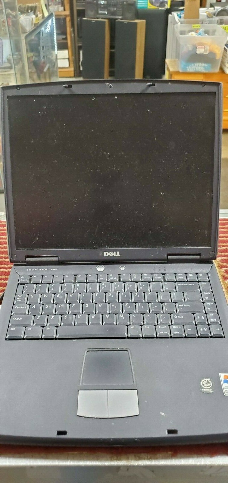 Dell Inspiron 2600/PP04L WIN XP- For Parts or Repair – No A/C cord (FC75-T-G464)