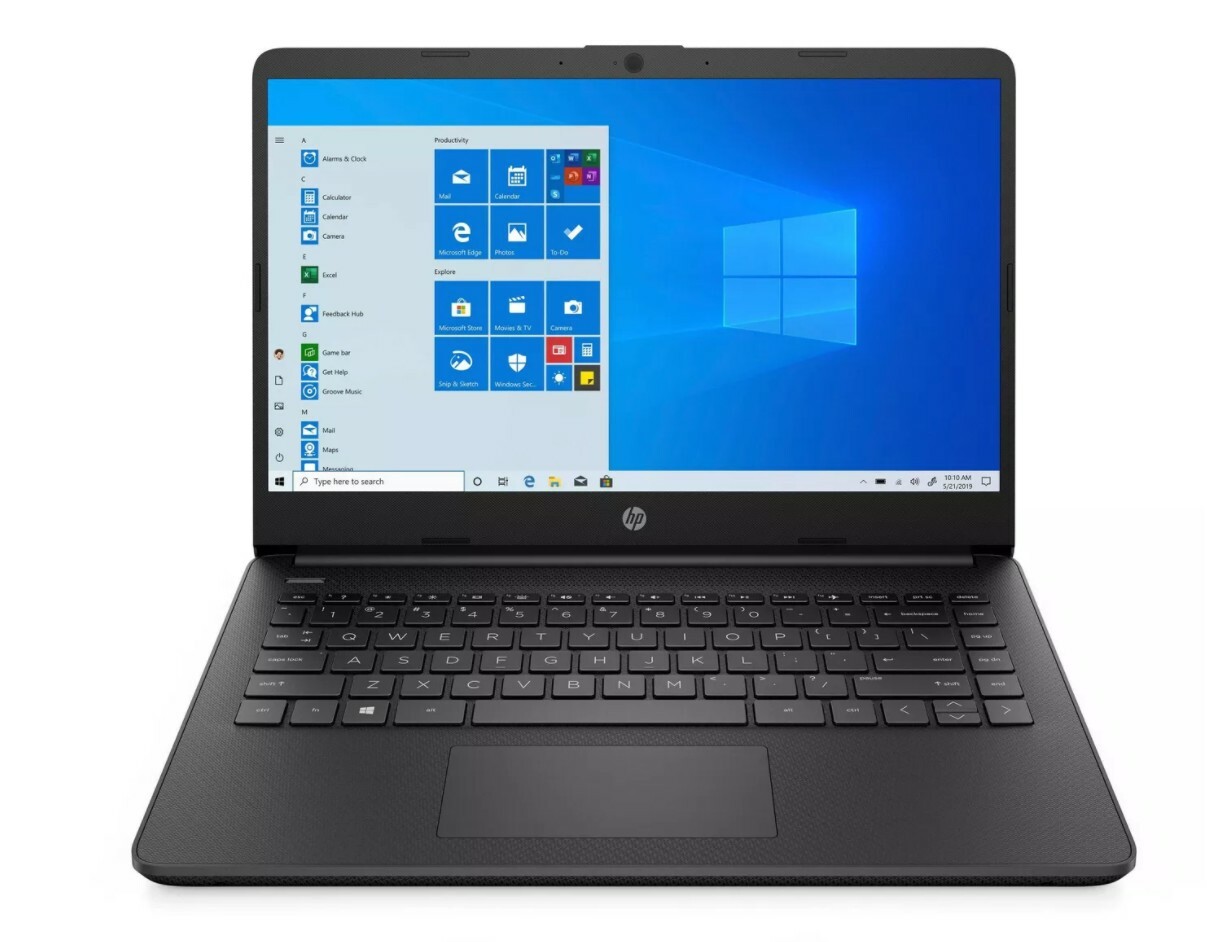 New HP 14″ Laptop Intel i3 1005G1, up to 16GB RAM 1TB SSD Jet Black