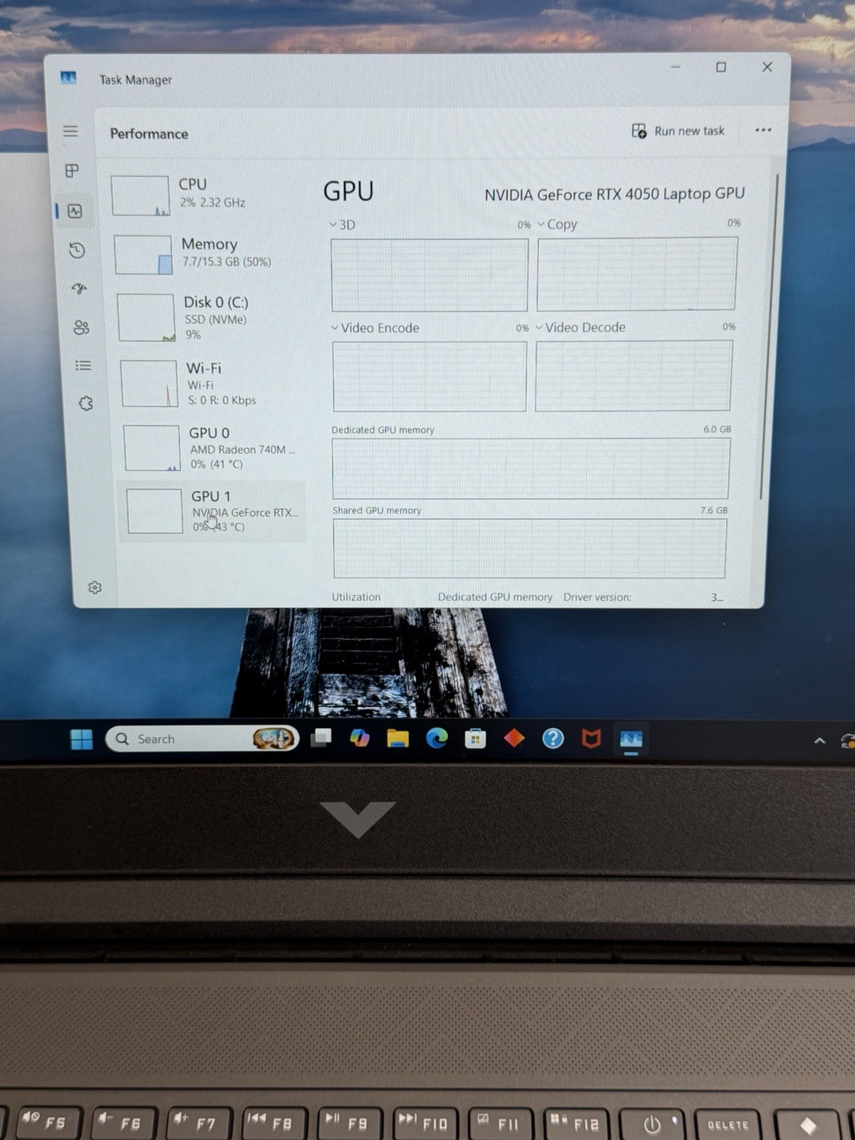 HP Victus 15-FB3093DX 15.6″ Ryzen 7 7445HS GeForce RTX 4050 16GB RAM 512GB NVMe