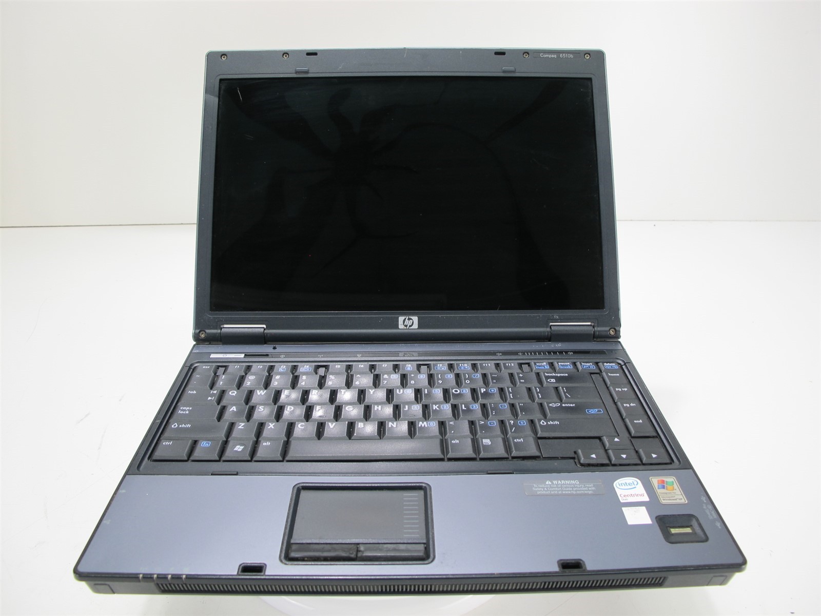 HP Compaq 6510B Laptop Core 2 Duo T7100 1.8GHz No HDD Bad Display