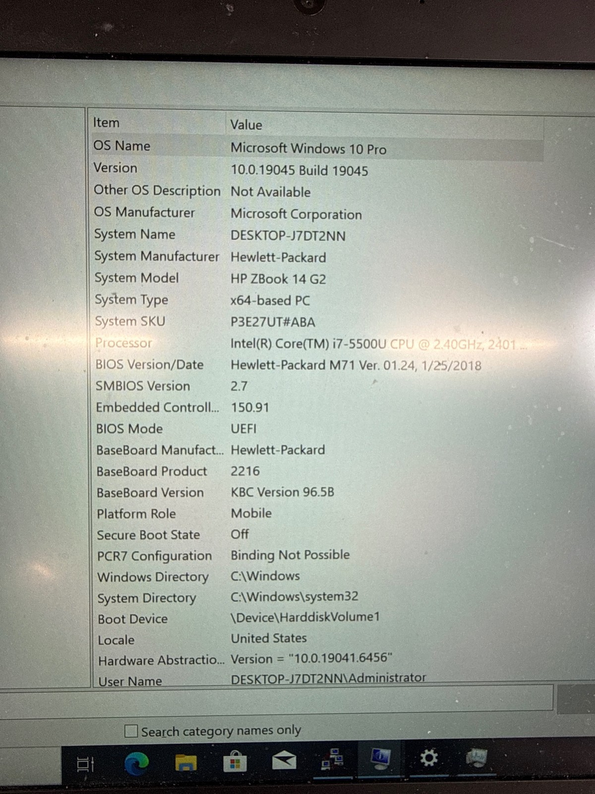 HP ZBook 14 G2 i7-5500U 16GB 120GB SSD 14in AMD Firepro m4150