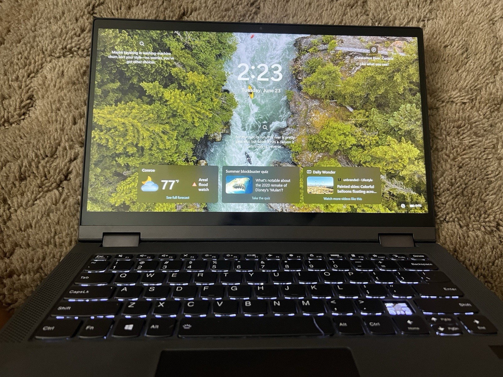 Lenovo Flex 5 14″ Touch Ryzen 5 4500U 16GB 238GB SSD Win 11 Backlit