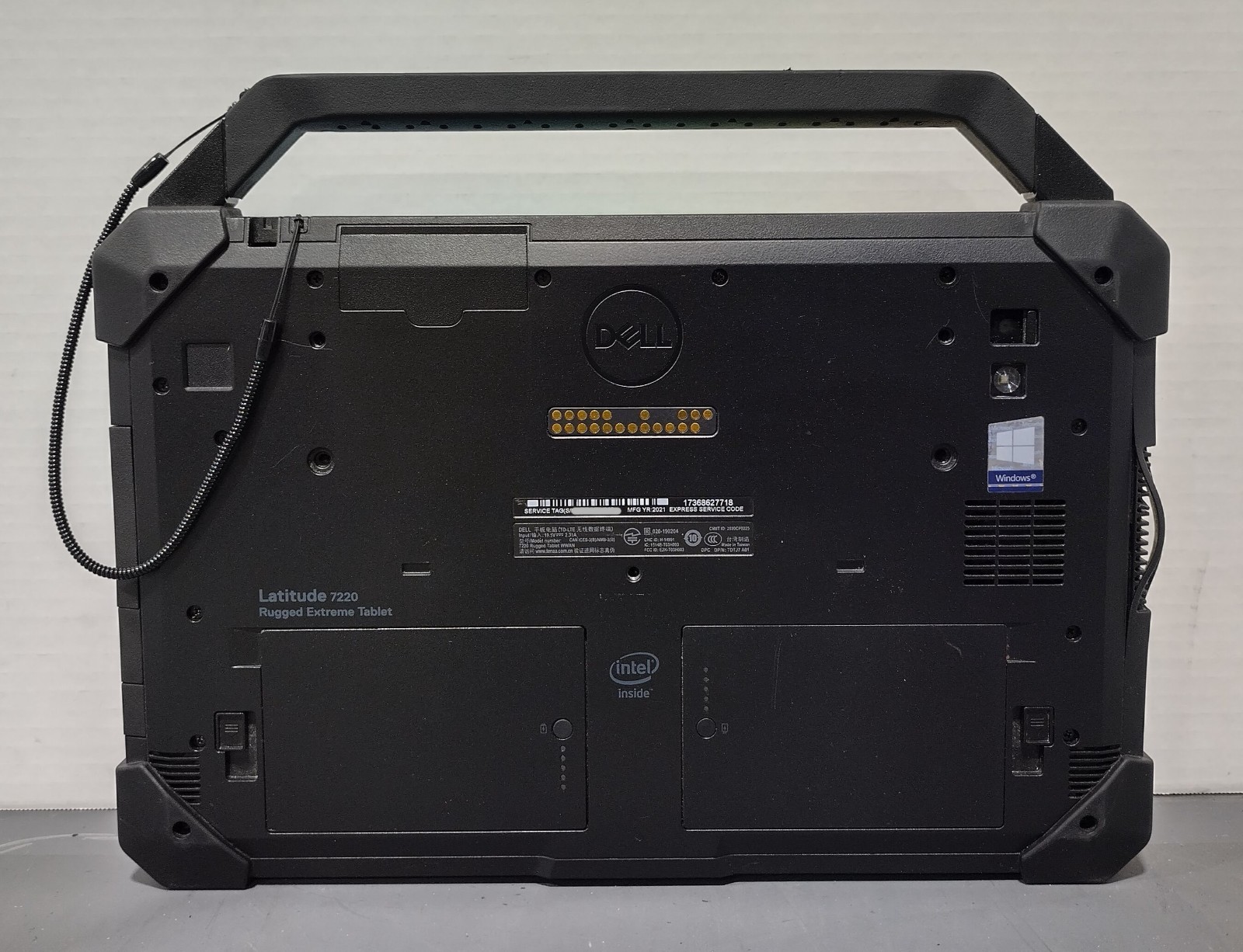 Dell Latitude 7220 Rugged Extreme Tablet i7-8665U 16GB RAM 512GB NVMe No OS
