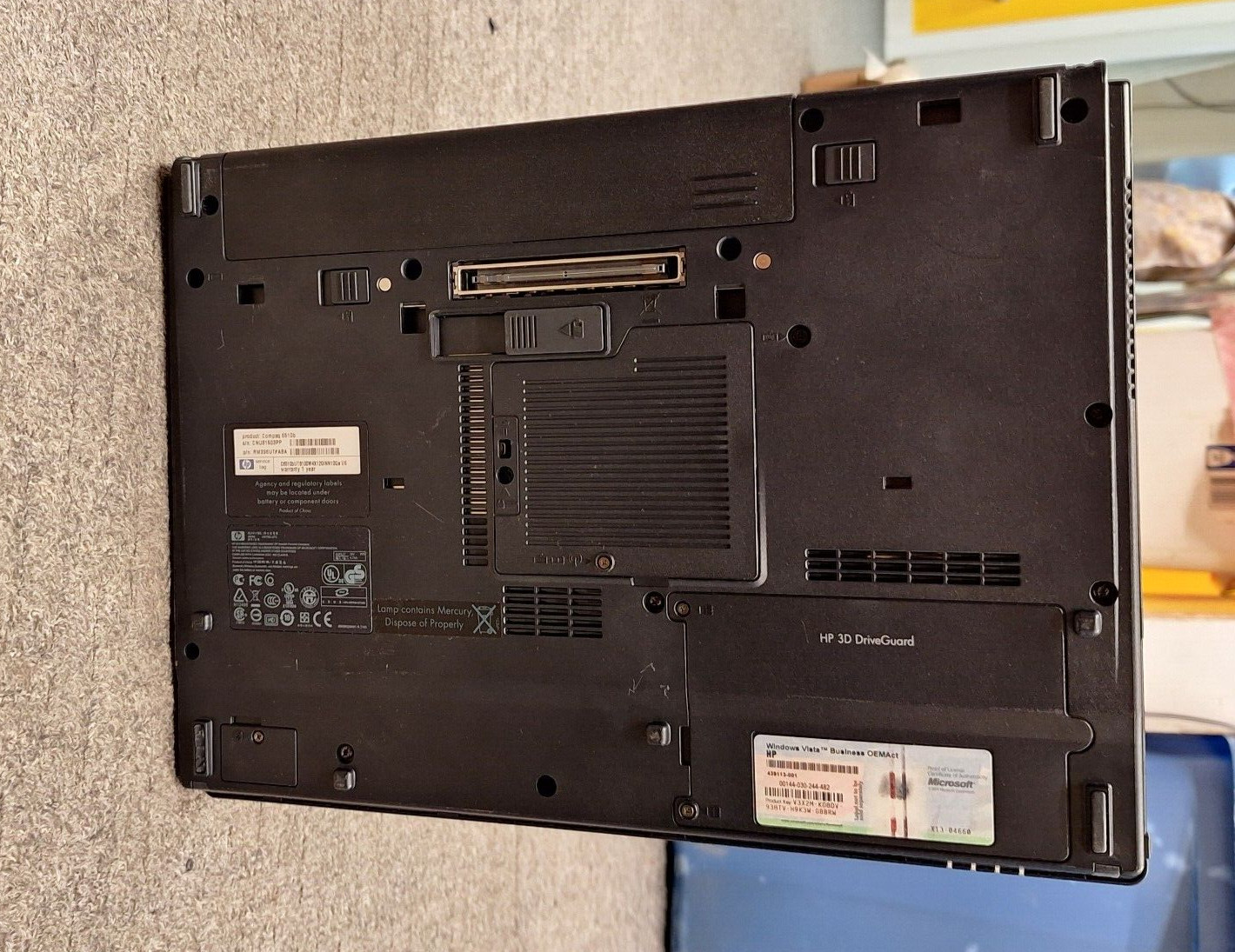 Hp compaq 6510b – NO HDD NO OS – FULLY FUNCTIONAL
