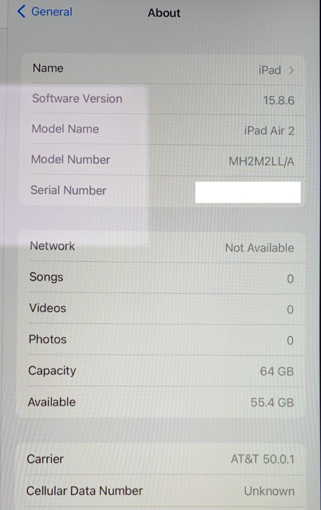 Apple iPad Air 2 A1567 Space Gray 64GB Wi-Fi + 4G Cellular #371255