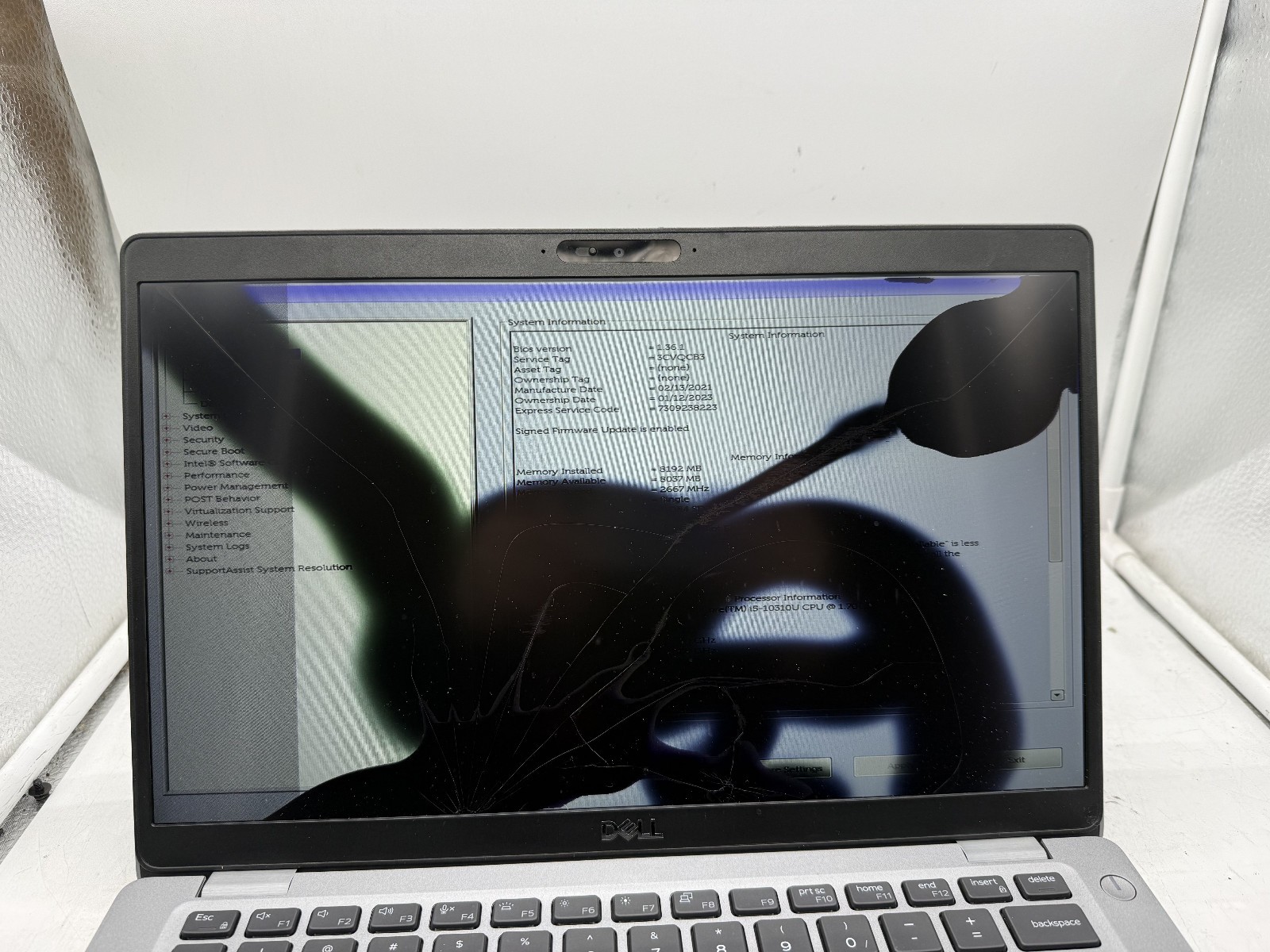 Dell Latitude 5410 i5-10310U @1.70GHz 8GB No SSD/OS