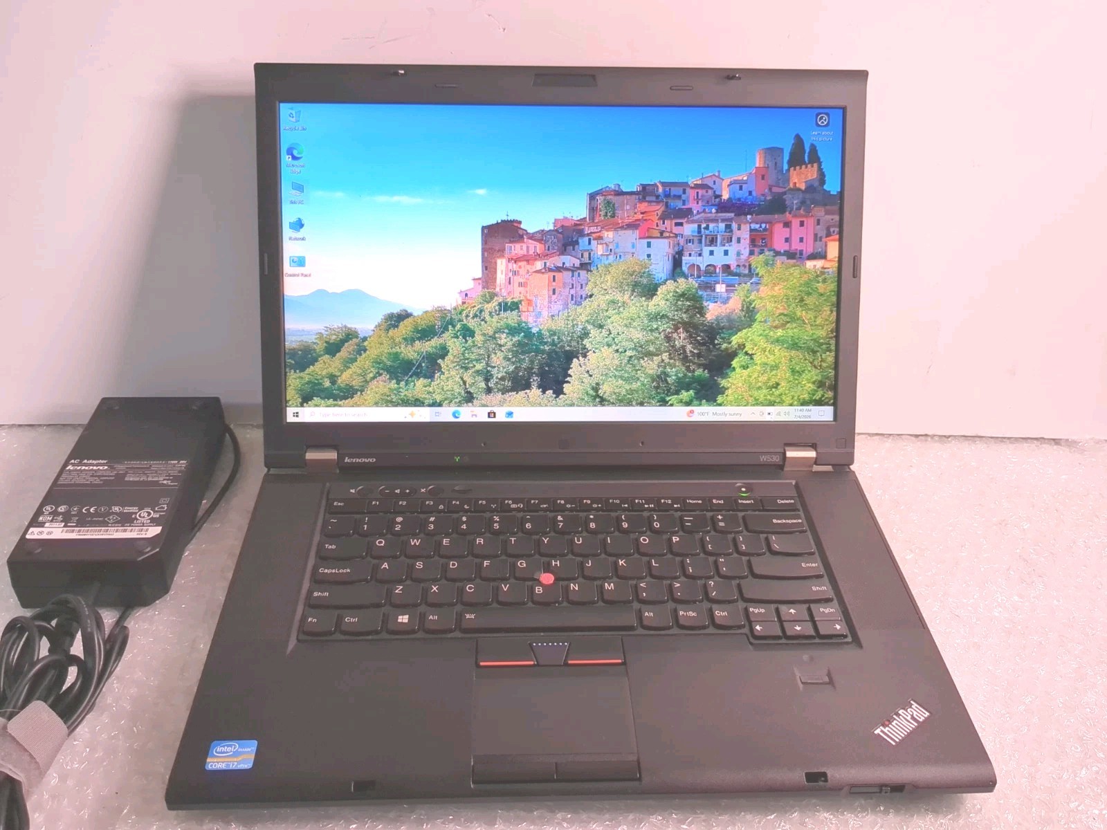 Lenovo Thinkpad W530 i7-3720QM 2.7GHz 32GB RAM 256GB SSD WIN10 NVIDIA K1000M